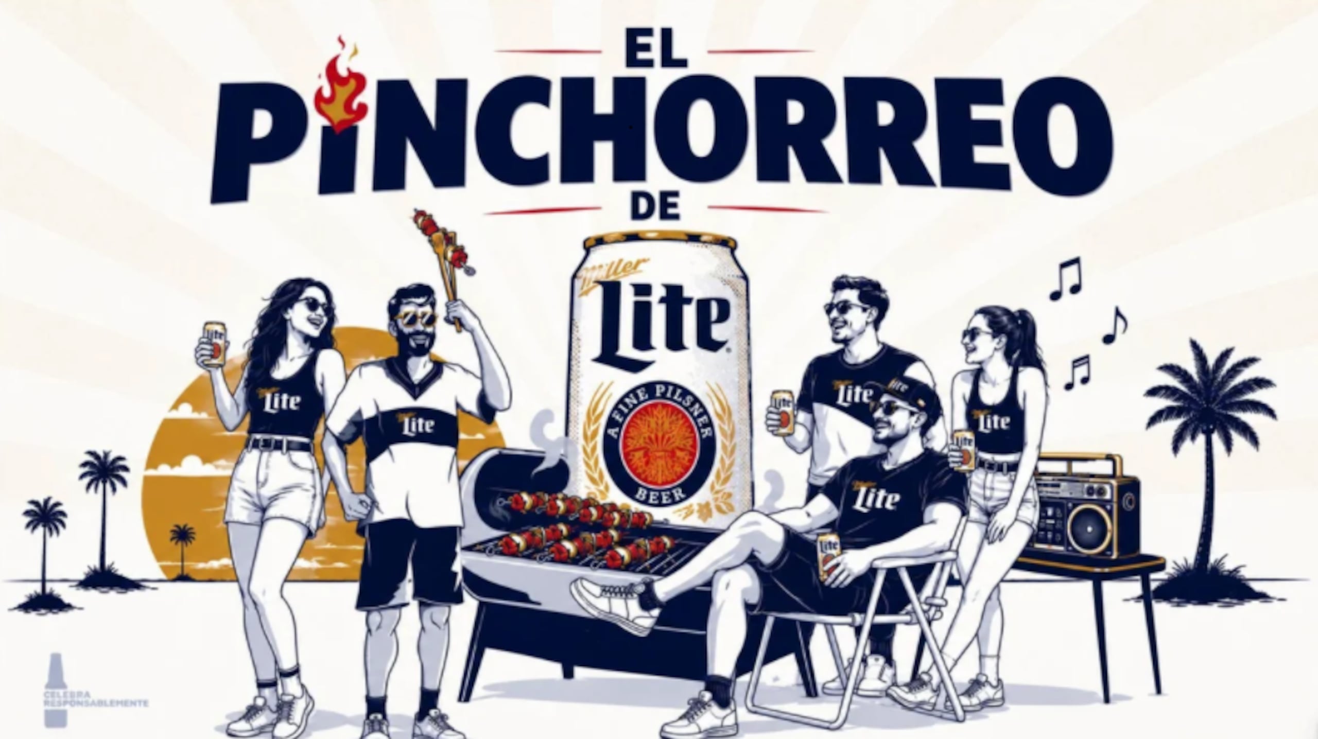 El Pinchorreo de Miller Lite.arrancó el pasado 5 de septiembre y, a lo largo de seis fines de semana, hará paradas en diversos negocios de pinchos de la isla.