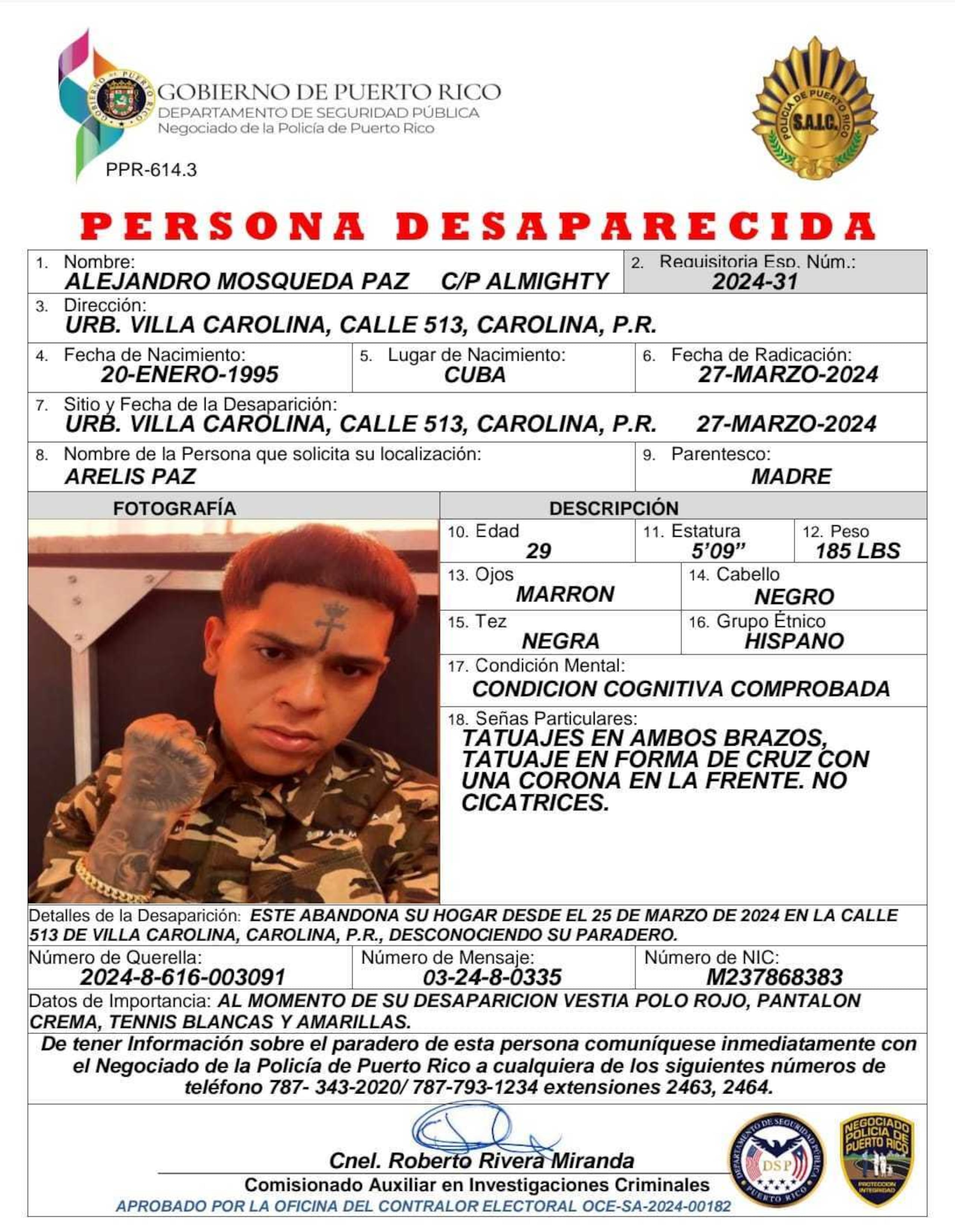 Alejandro Mosqueda Paz, conocido como Almighty