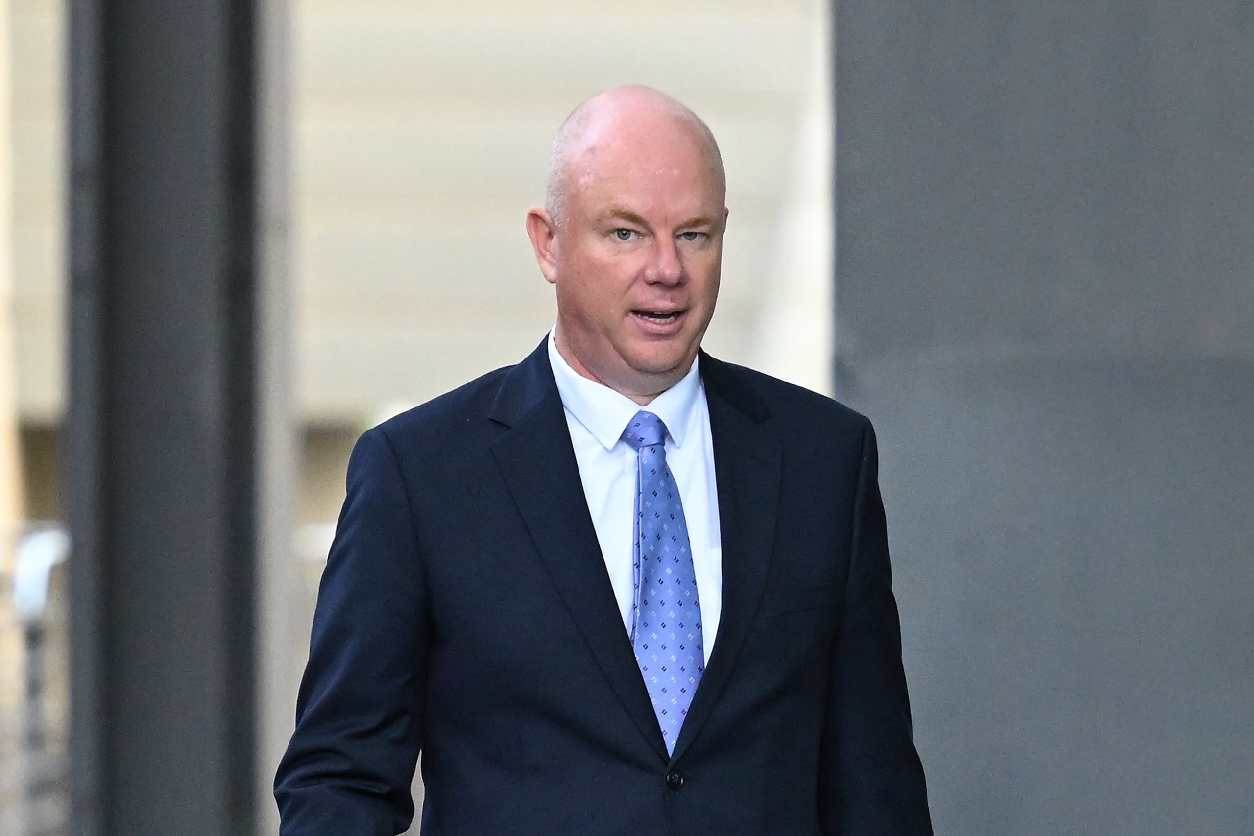 Simon Patterson declaró hoy en el tribunal.