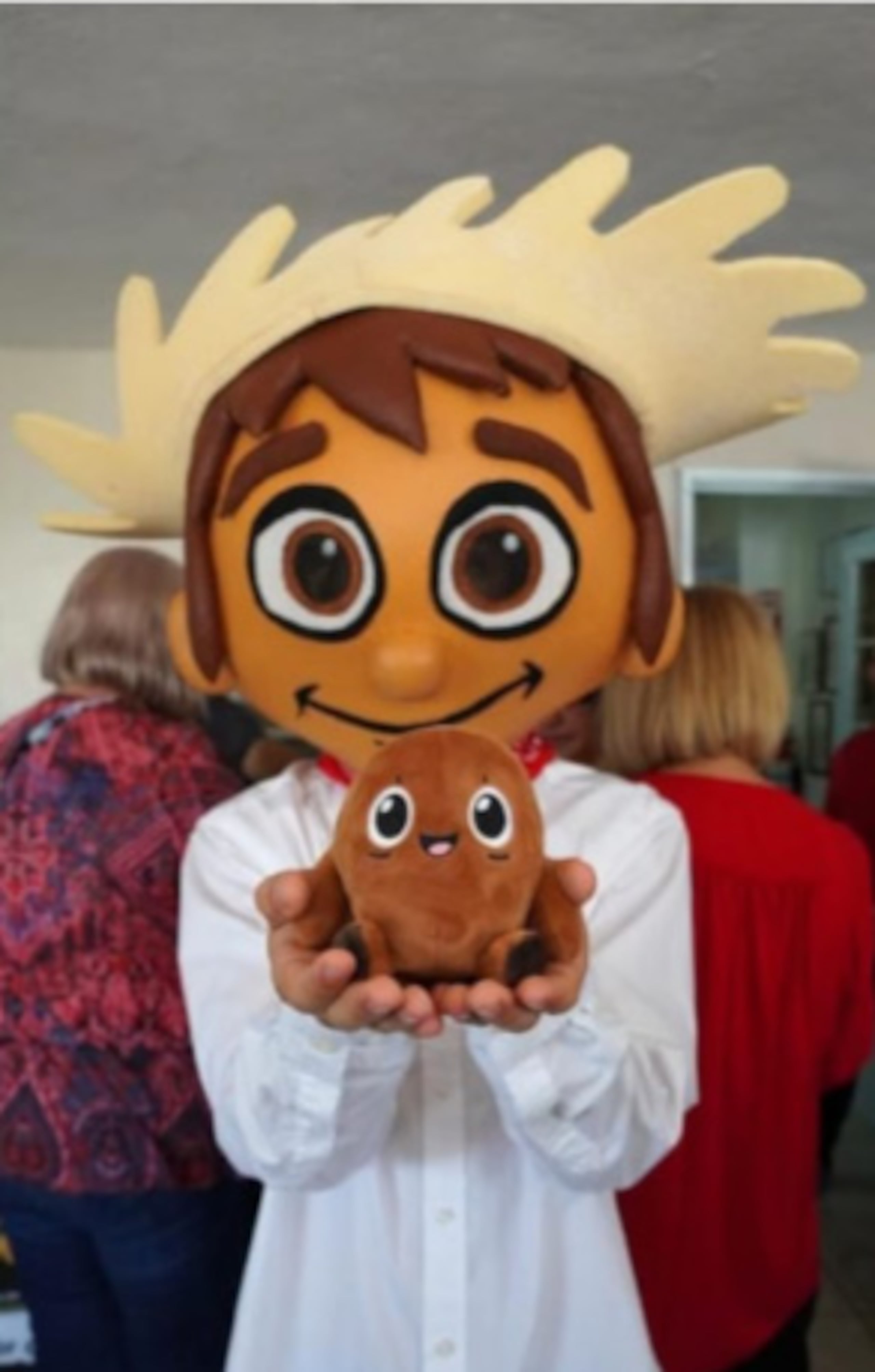 Los residentes compartieron con el personaje del Jibarito de la Cajita