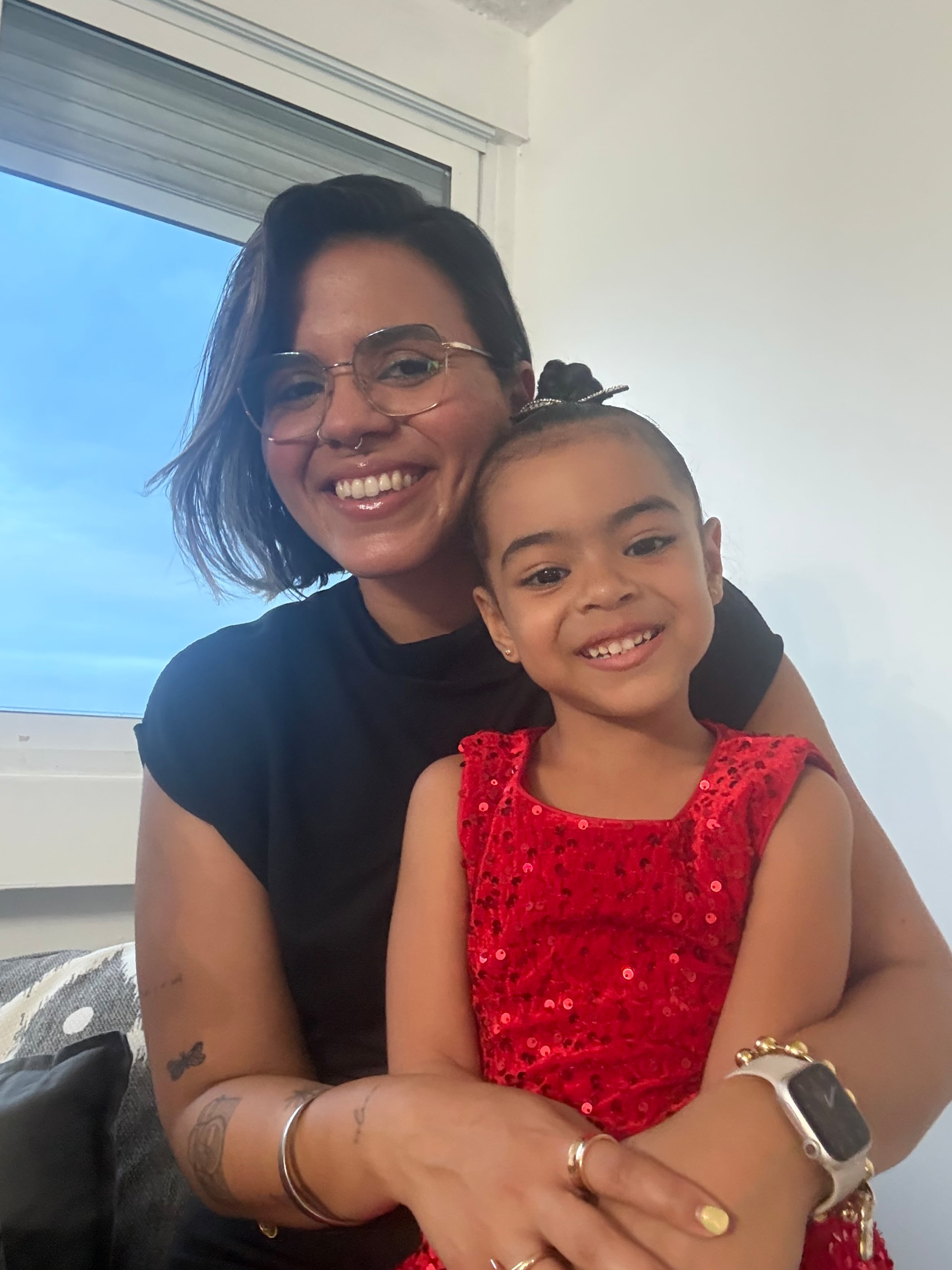 Valerie Colón y su hija Aymara Sofía Silva Colón
