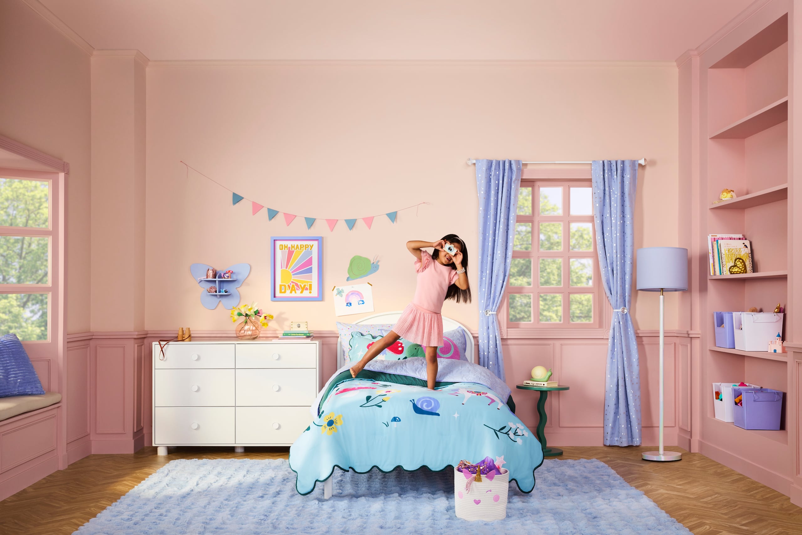 Con la nueva marca Mainstays Kids, disponible en Walmart, las familias pueden encontrar opciones para adaptar las habitaciones de sus niños a sus necesidades mientras crecen.