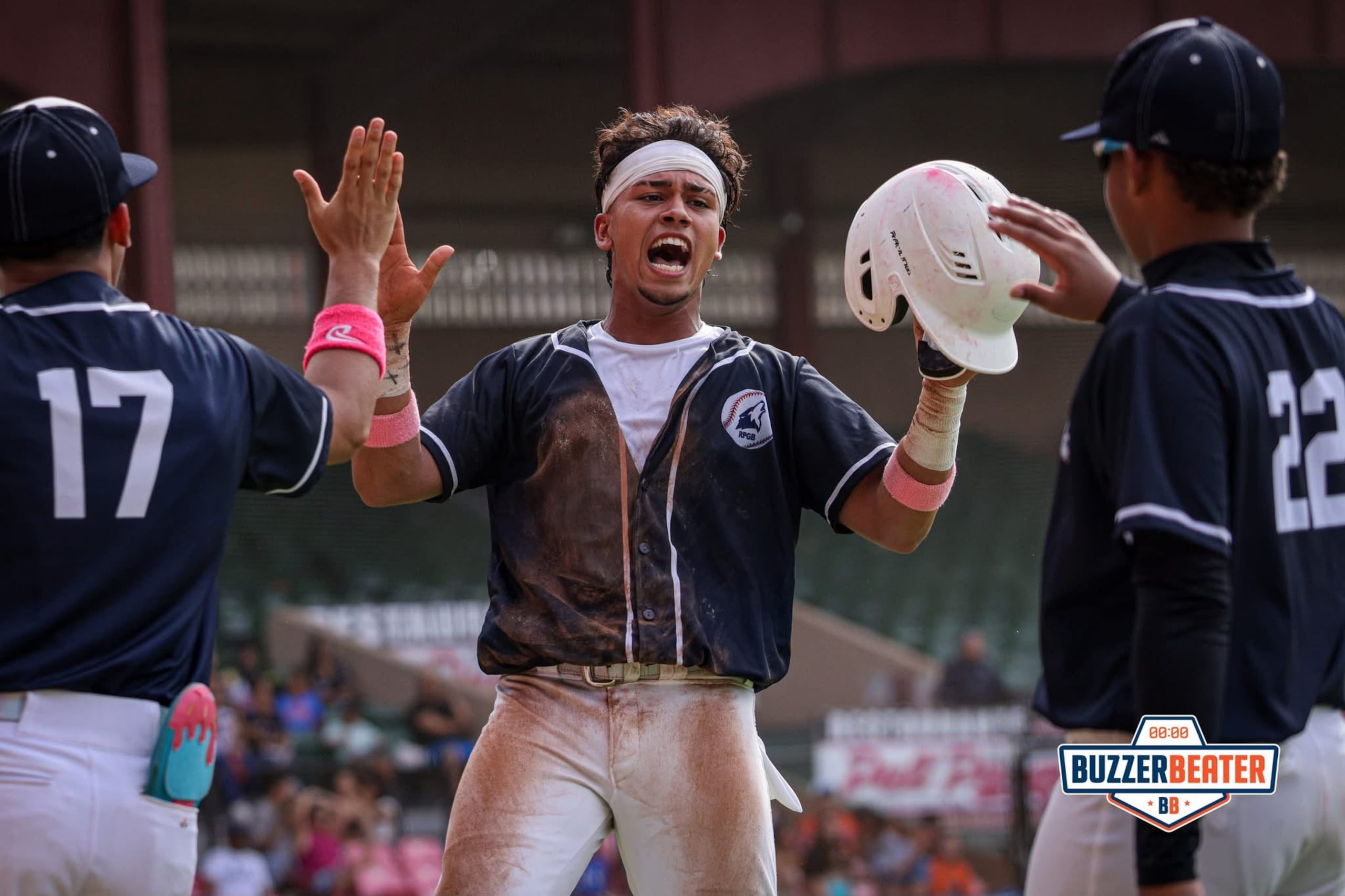 La escuela Ramón Power y Giralt de Las Piedras avanzó al Sweet 16 del Buzzer Beater Baseball Classic. En la foto Jayden Collazo. (Buzzer Beater)