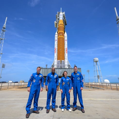 FOTOS: Ellos son los cuatro astronautas que viajarán alrededor de la Luna