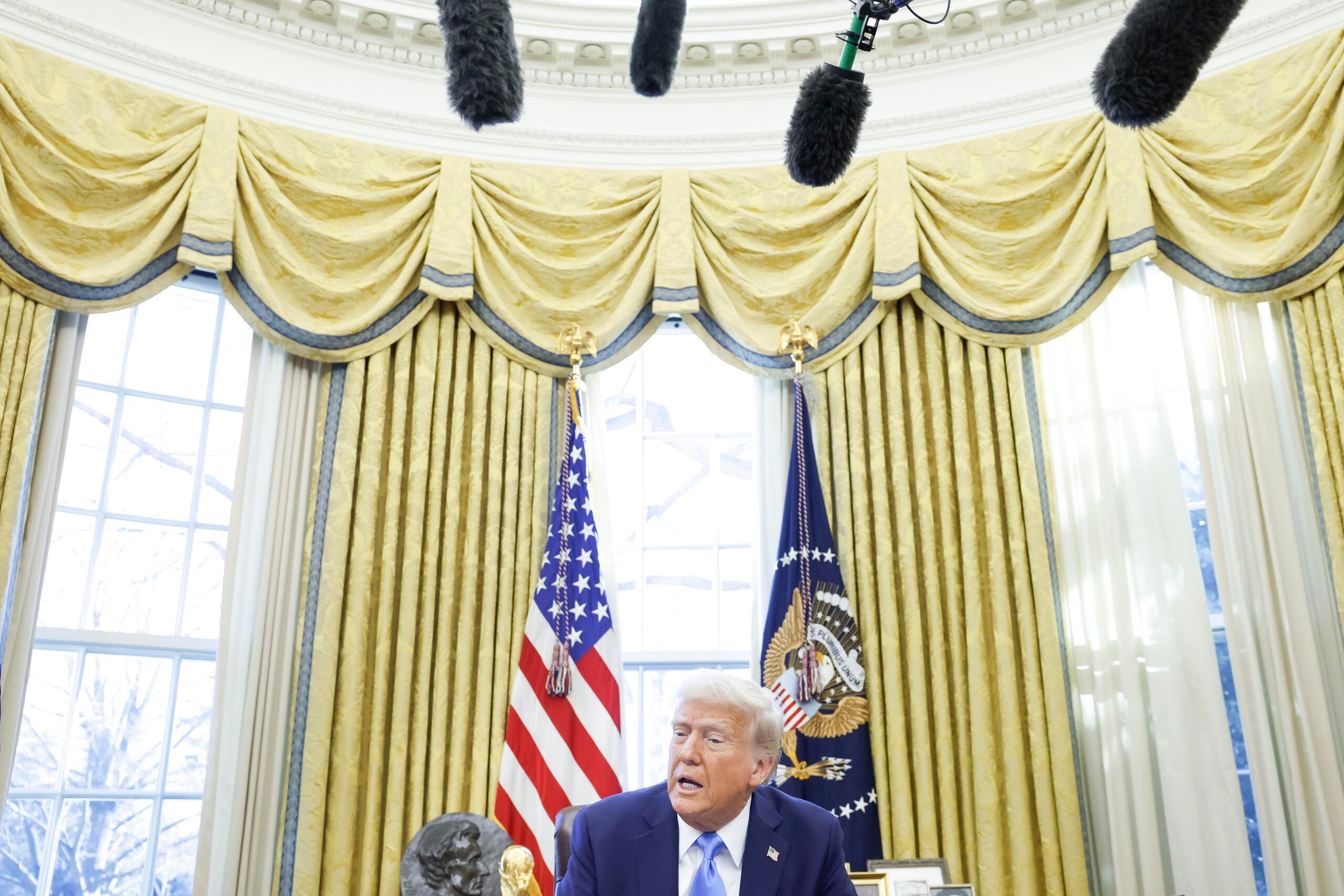 El presidente de Estados Unidos, Donald Trump. (EFE/Shawn Thew)