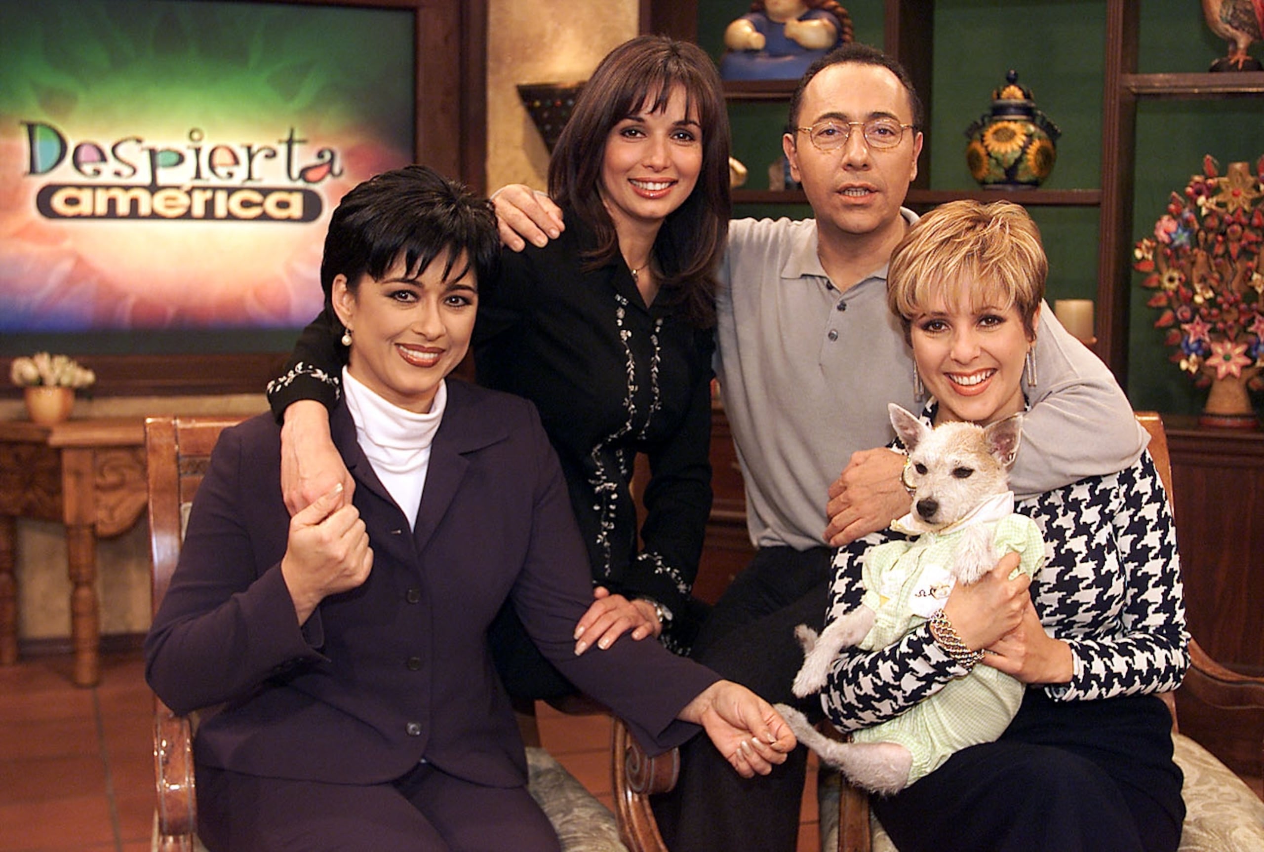 Neida Sandoval, Giselle Blondet, Fernando Arau y Ana María Canseco formaron parte del elenco original de "Despierta América".