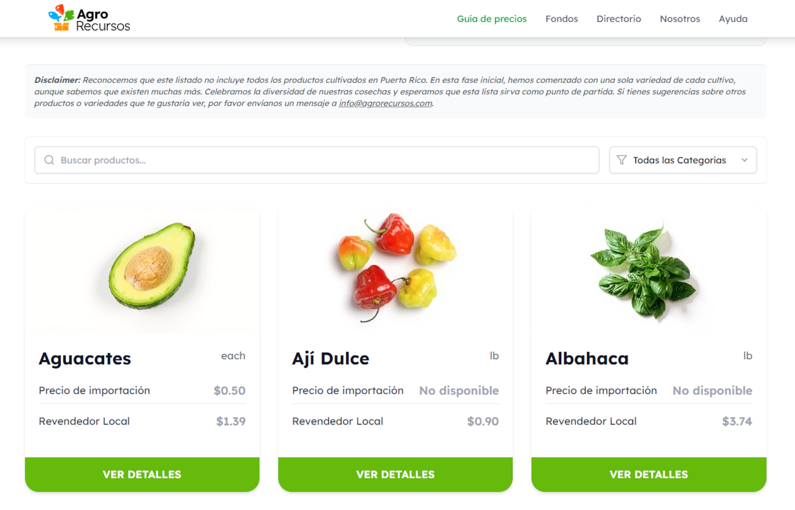 El portal de AgroRecursos ofrece una guía completa, tanto para el agricultor como para el consumidor.