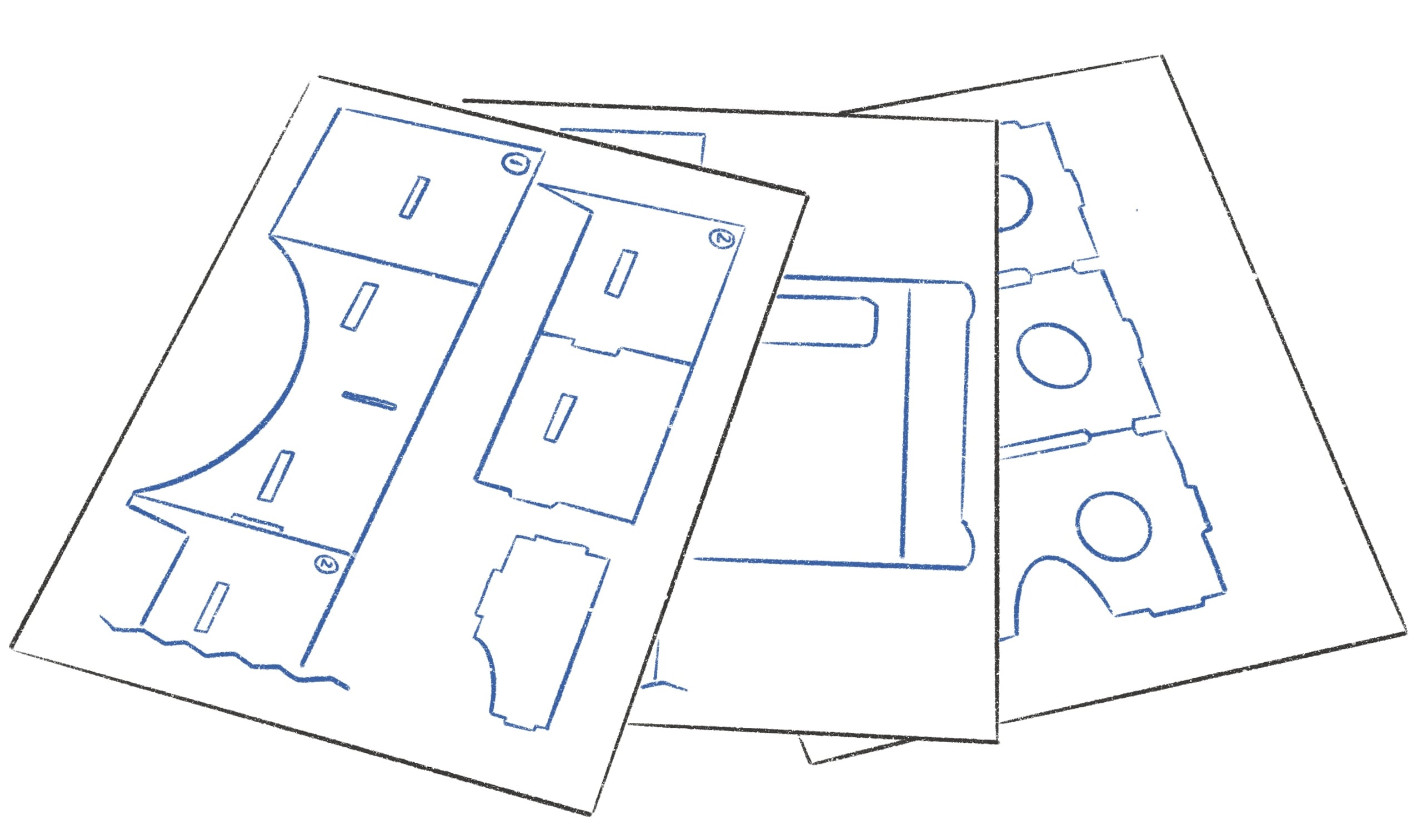 Paso 1: Vamos a imprimir la plantilla de los lentes. Busca en internet un ''template'' o plantilla para gafas virtuales gratis e imprime en papel tamaño carta. (Hay muchos modelos disponibles, pero son casi todos iguales.)