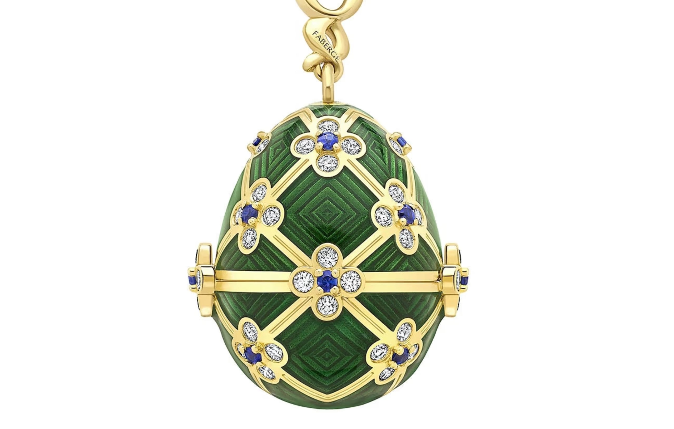 Colgante Fabergé de edición especial llamado 'James Bond Octopussy Egg'.