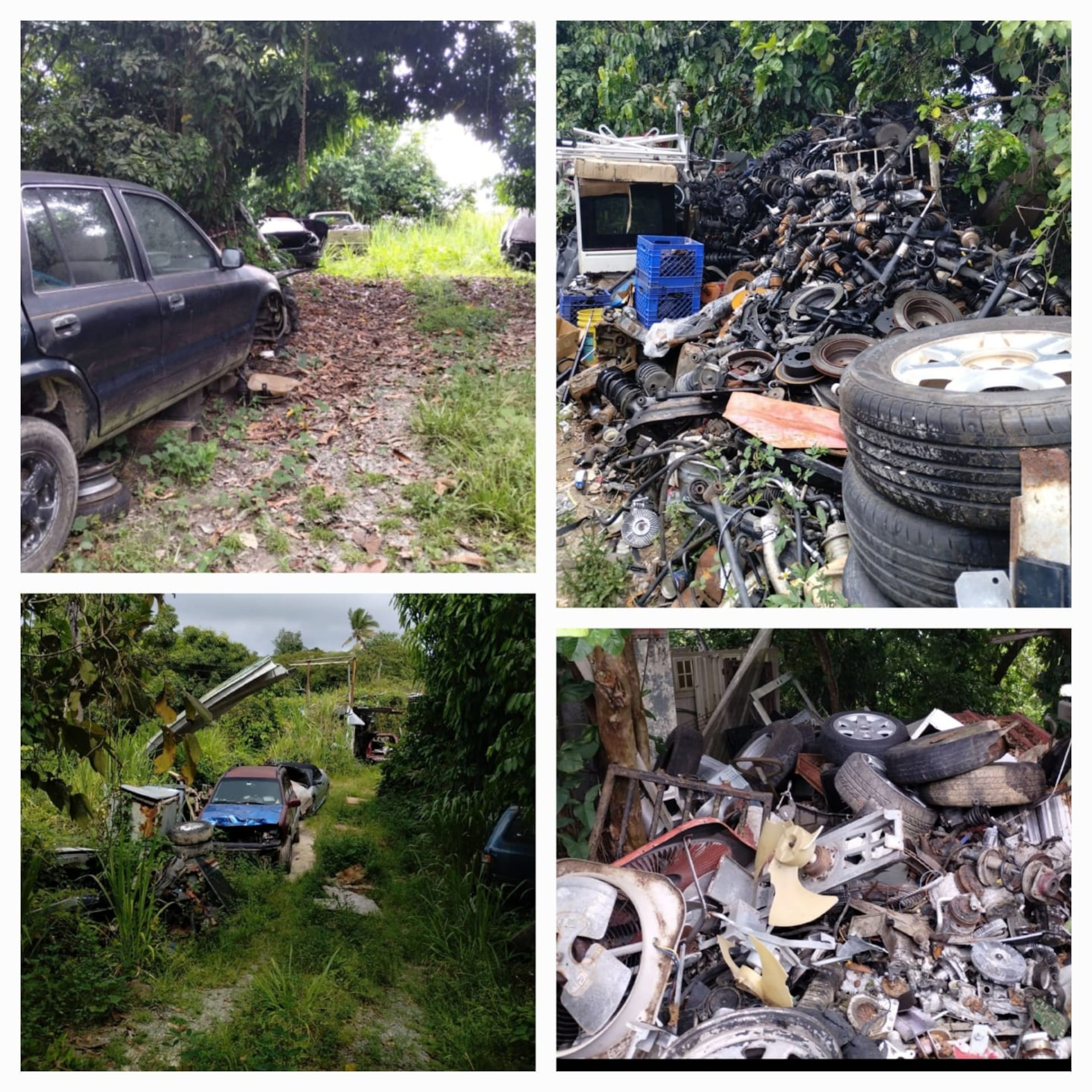 La División de Vehículos Hurtados de Utuado, junto a la Policía Municipal de Adjuntas y la Junta de Planificación intervino en un centro de acopio que operaba ilegalmente.