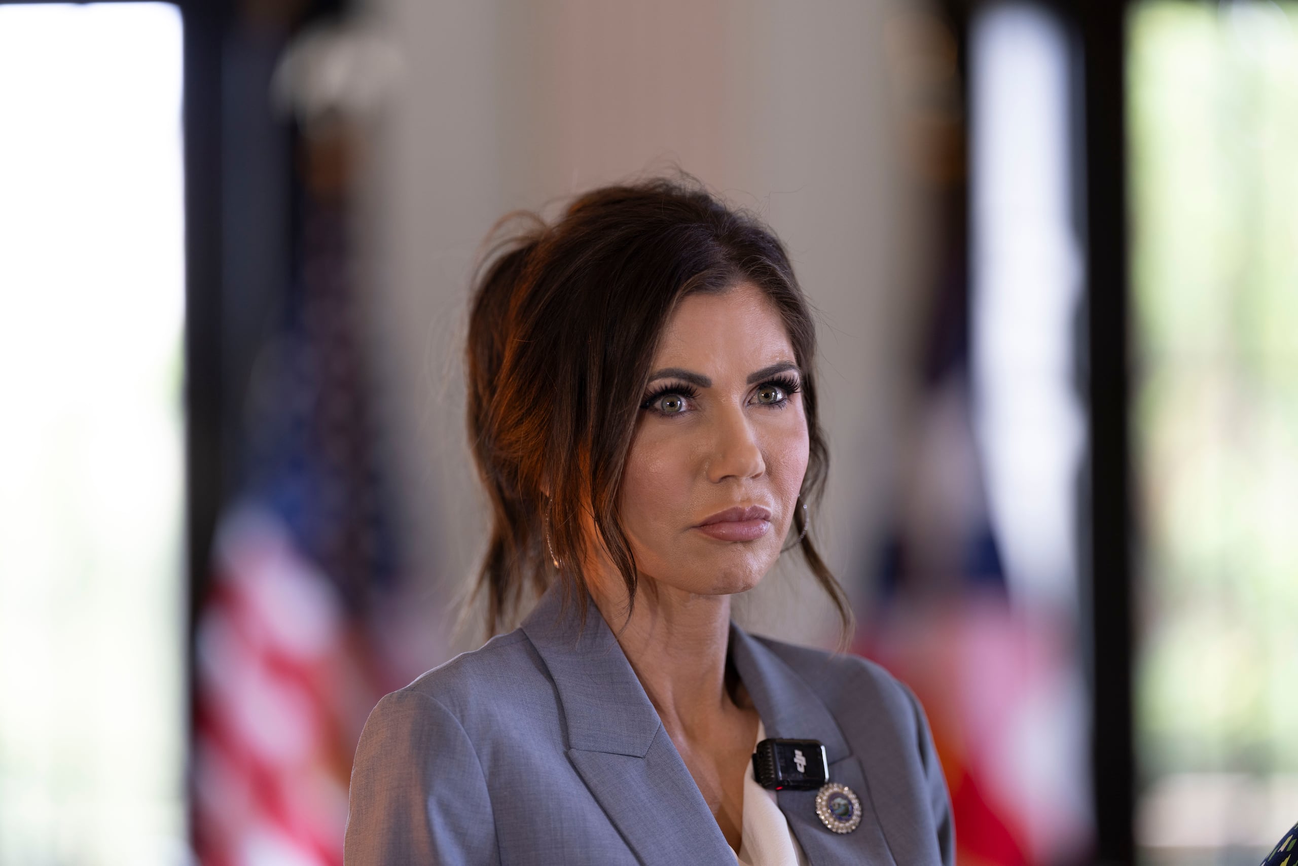 La secretaria de Seguridad Nacional, Kristy Noem.
