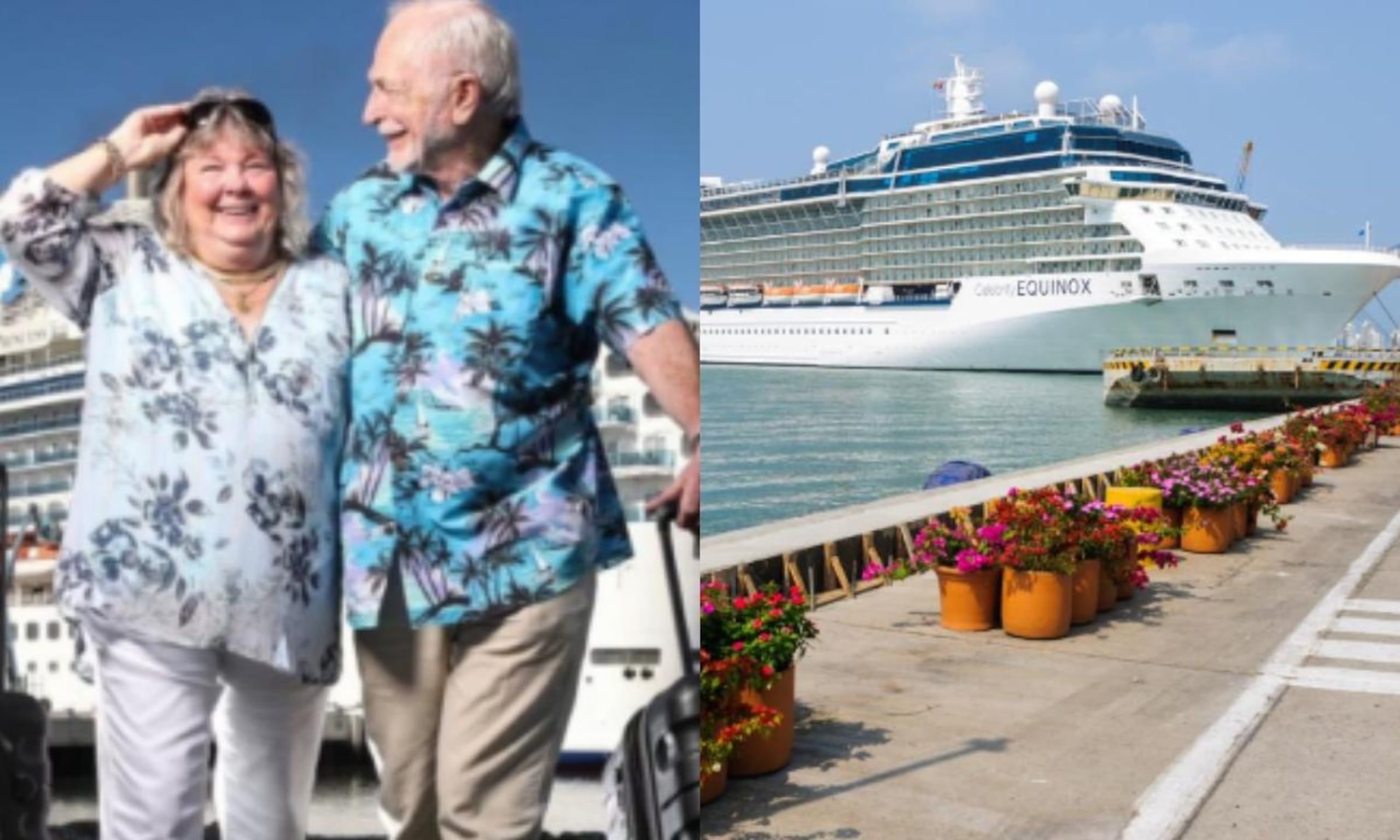 La pareja de australianos se dedica a viajar en estos cruceros.