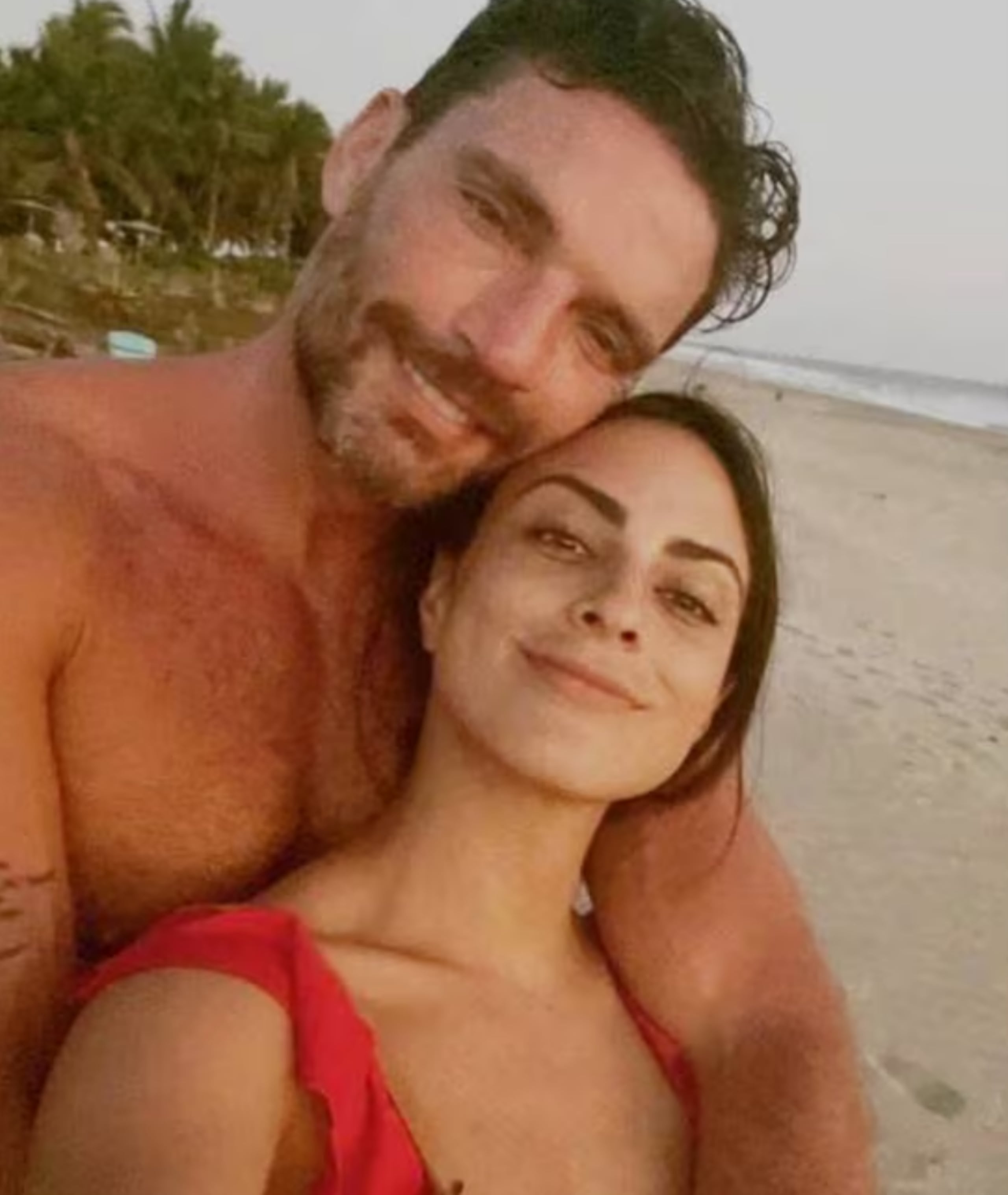 Julián Gil y su pareja Valería Marín.