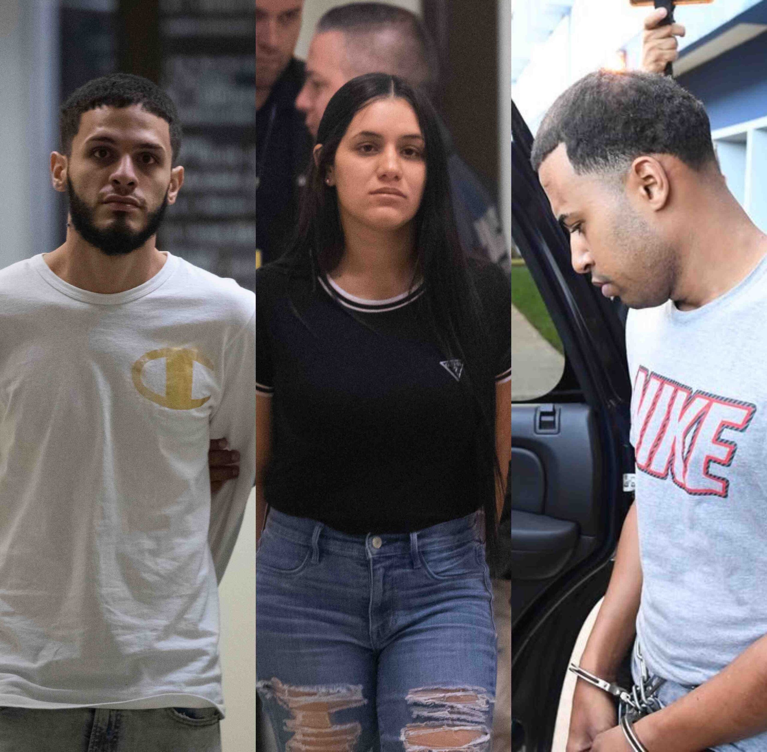 En la foto, William Avilés, Keishla Pérez Biggio y Luis González Martínez. (Fotomontaje GFR Media)