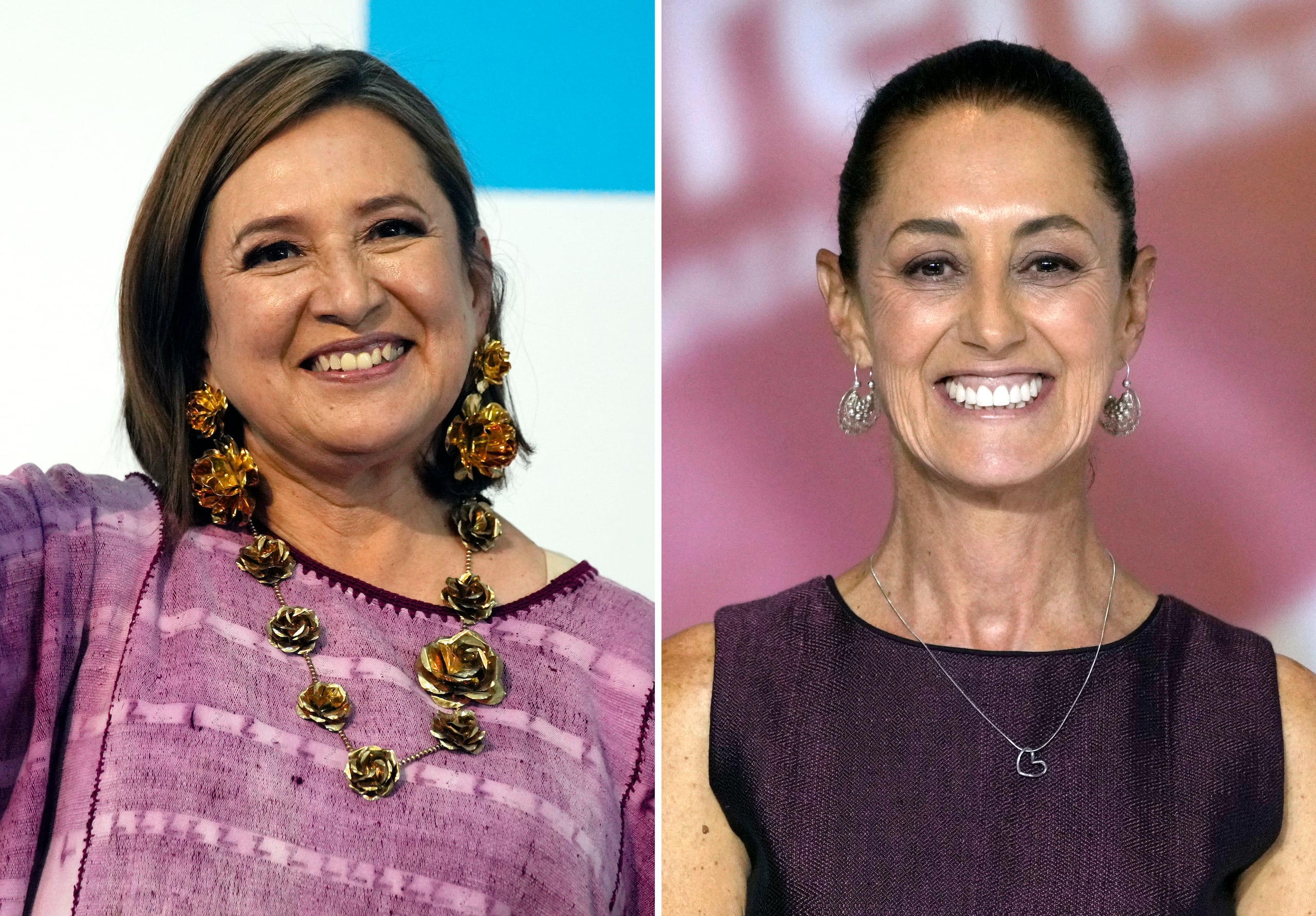 Xochitl Gálvez y Claudia Sheinbaum, aspiran a la presidencia del país azteca.