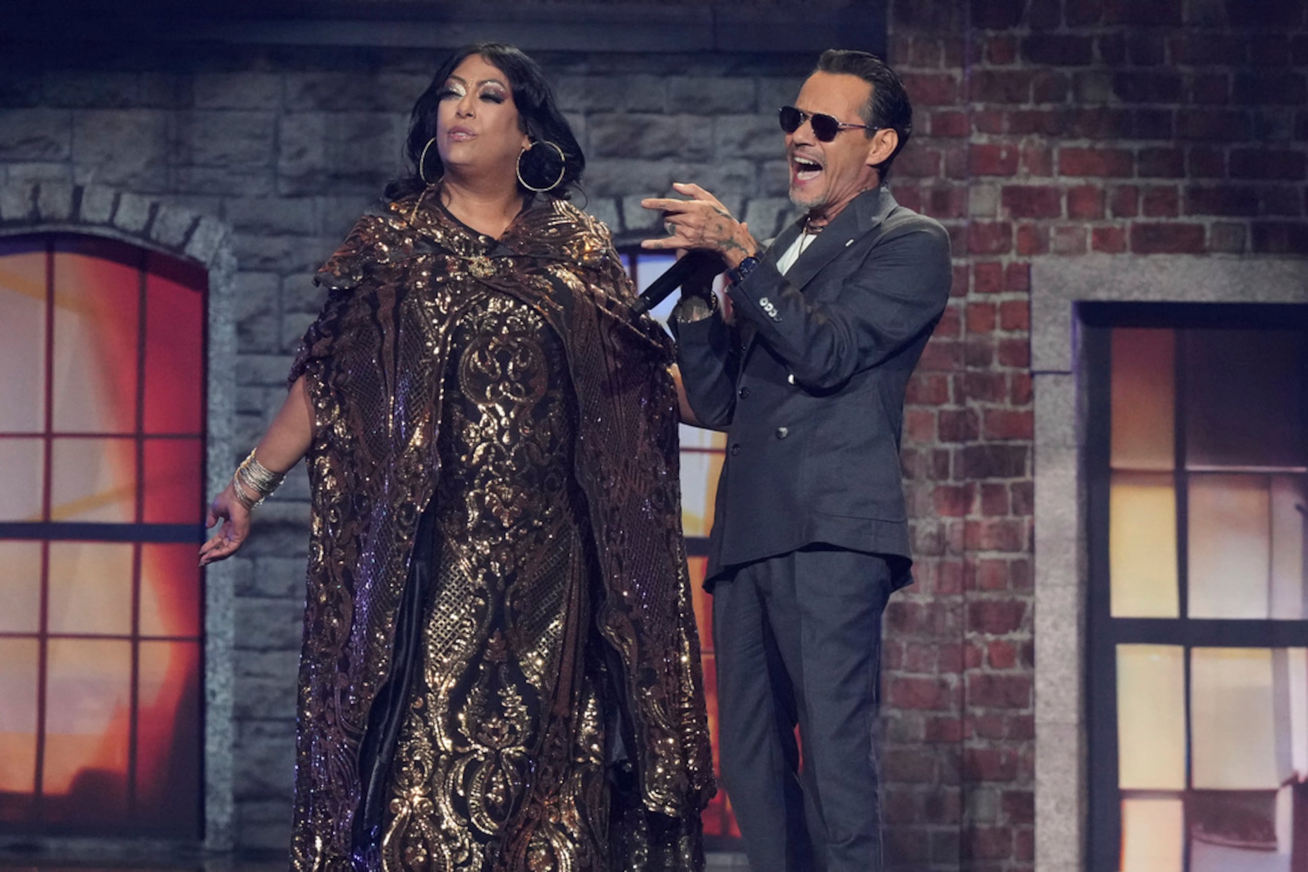 Marc Anthony y La India se presentan durante la ceremonia de los Latin Grammy, el 14 de noviembre de 2024, en Miami.