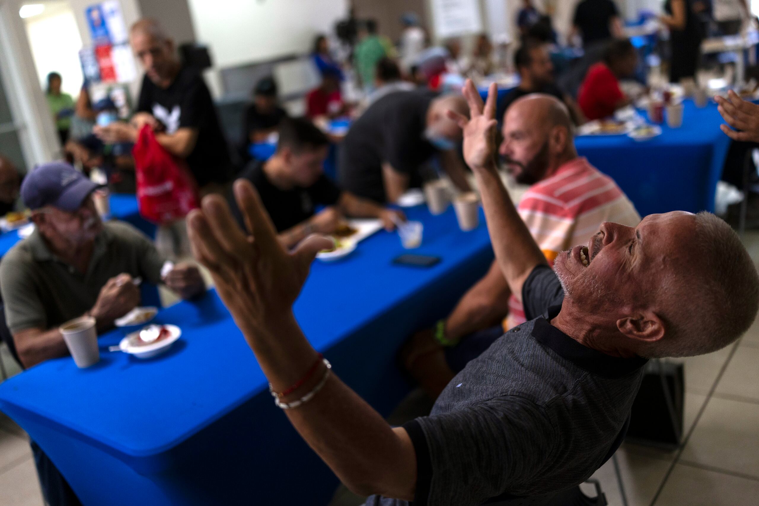 Este viernes, desde temprano hubo un desayuno, luego dinámicas en las que los participantes dialogaron y expresaron emociones.