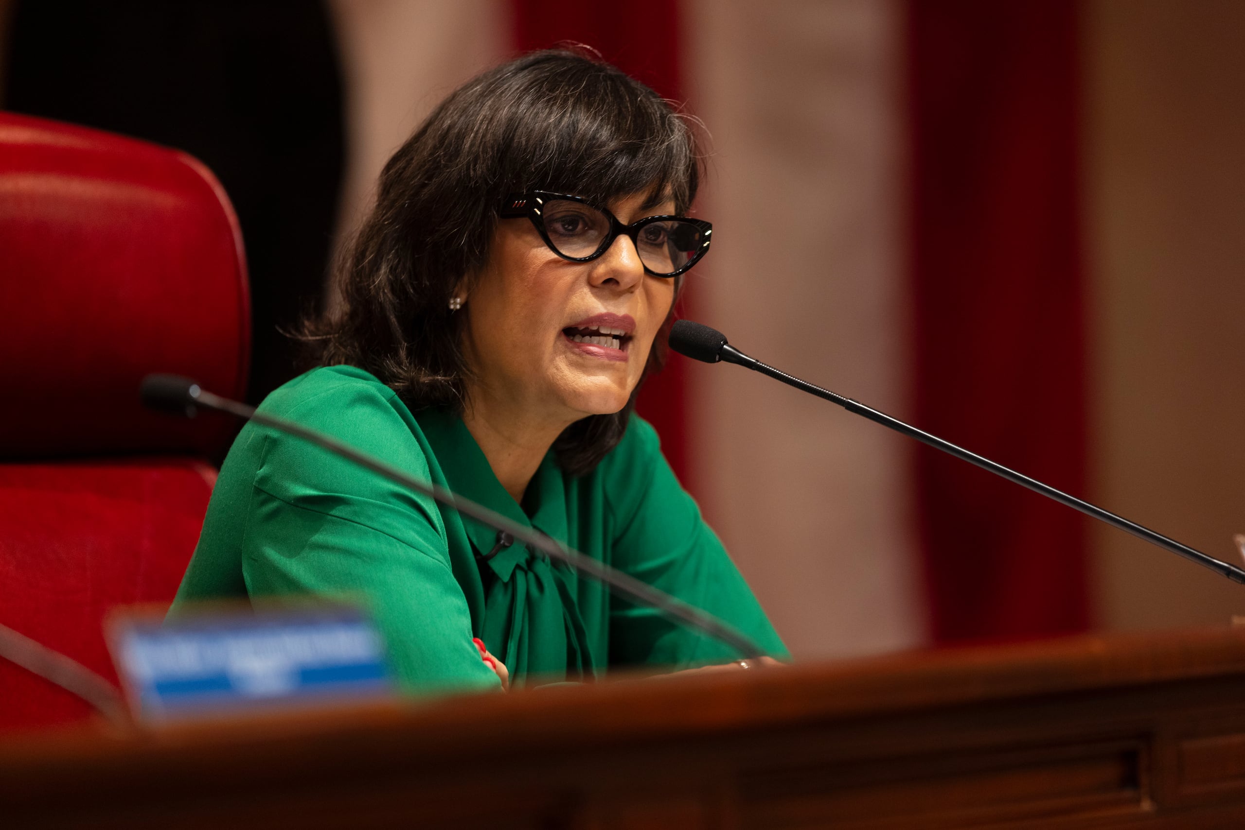 La senadora María de Lourdes Santiago