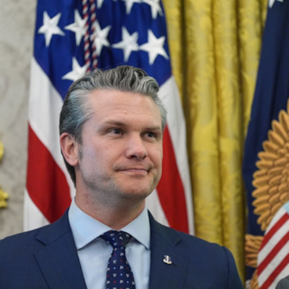 El secretario de Defensa, Pete Hegseth.