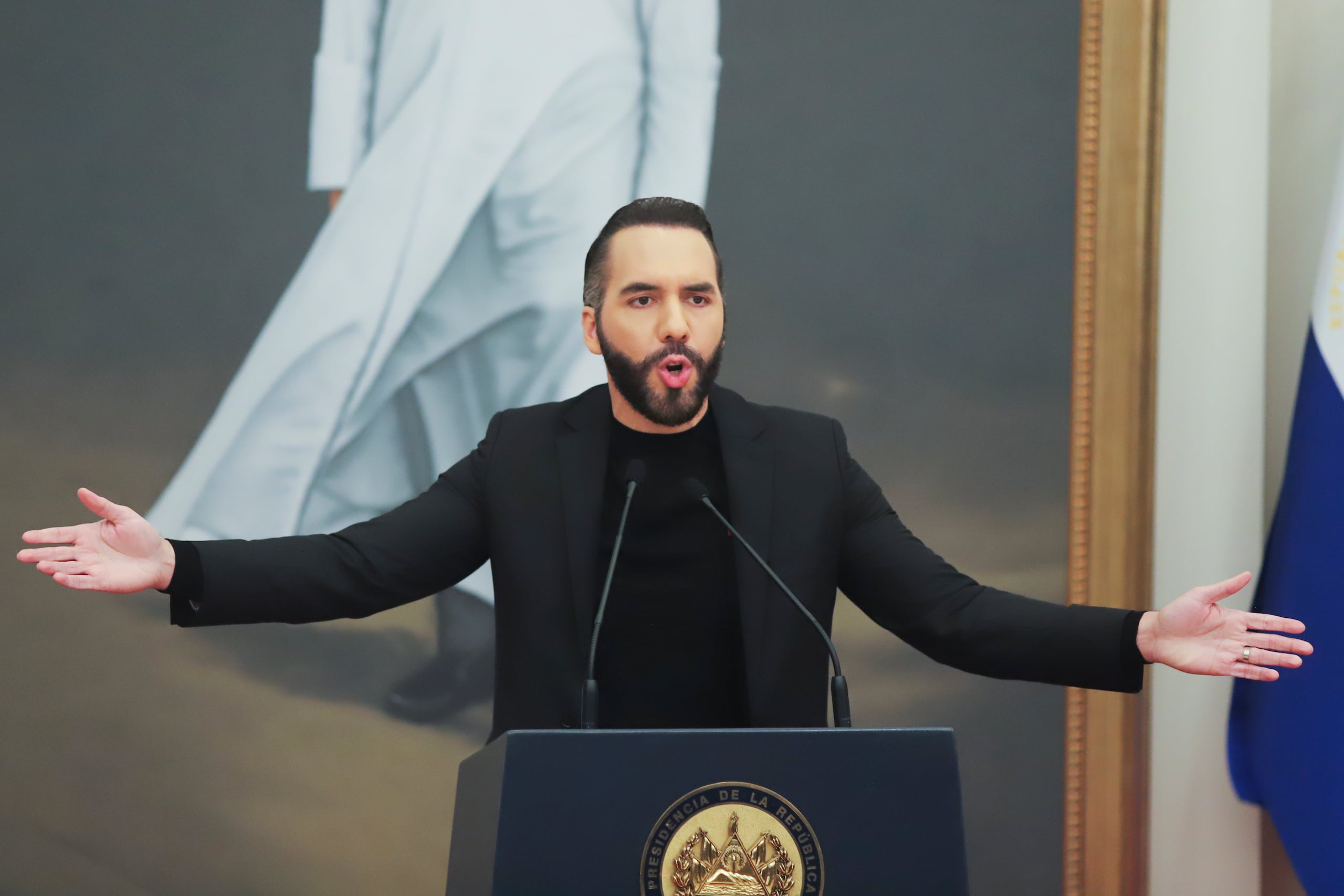 El presidente salvadoreño, Nayib Bukele.