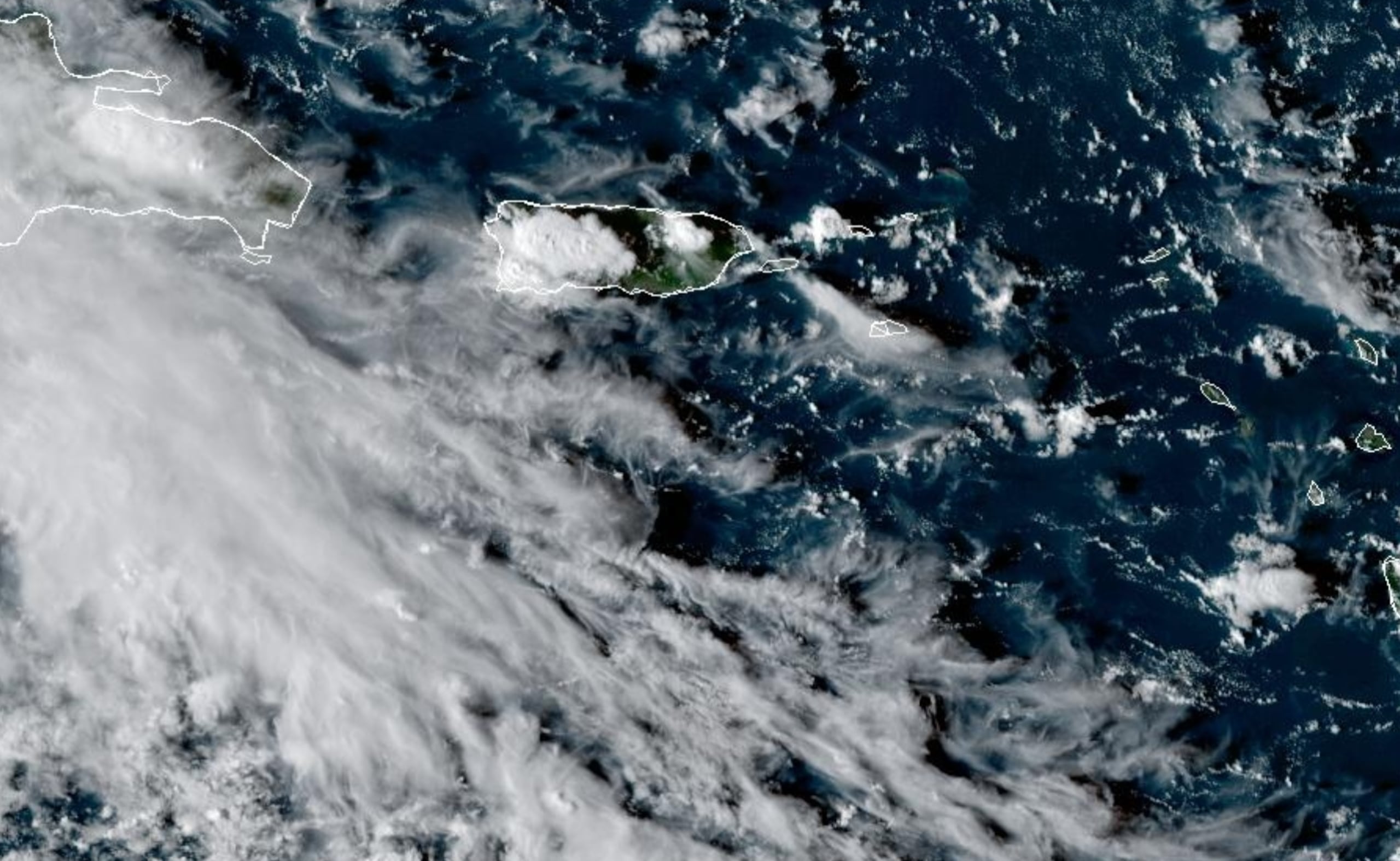 Los pronósticos indican que algunas áreas pudieran recibir entre 1 y 2.5 pulgadas de lluvia de manera localizada