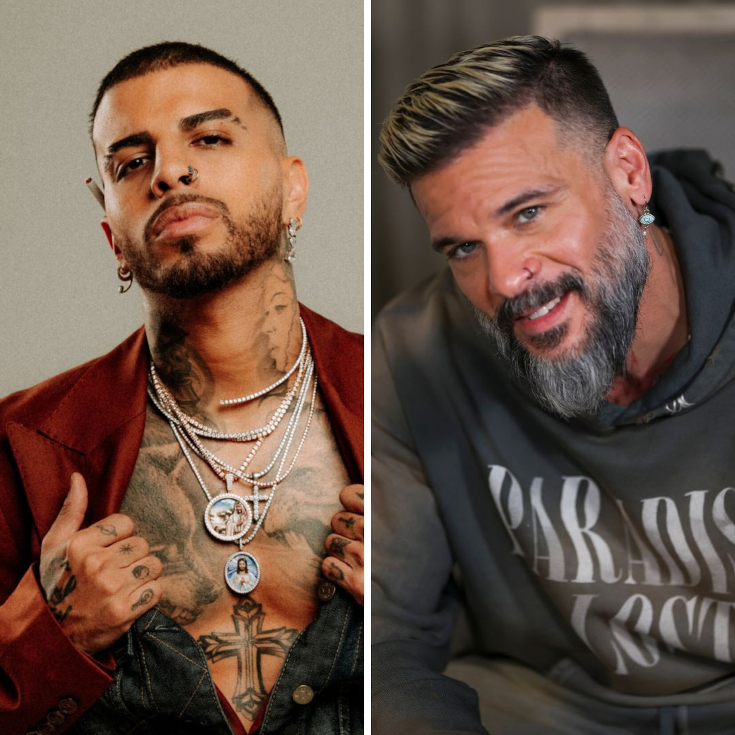 Rauw Alejandro y Pedro Capó