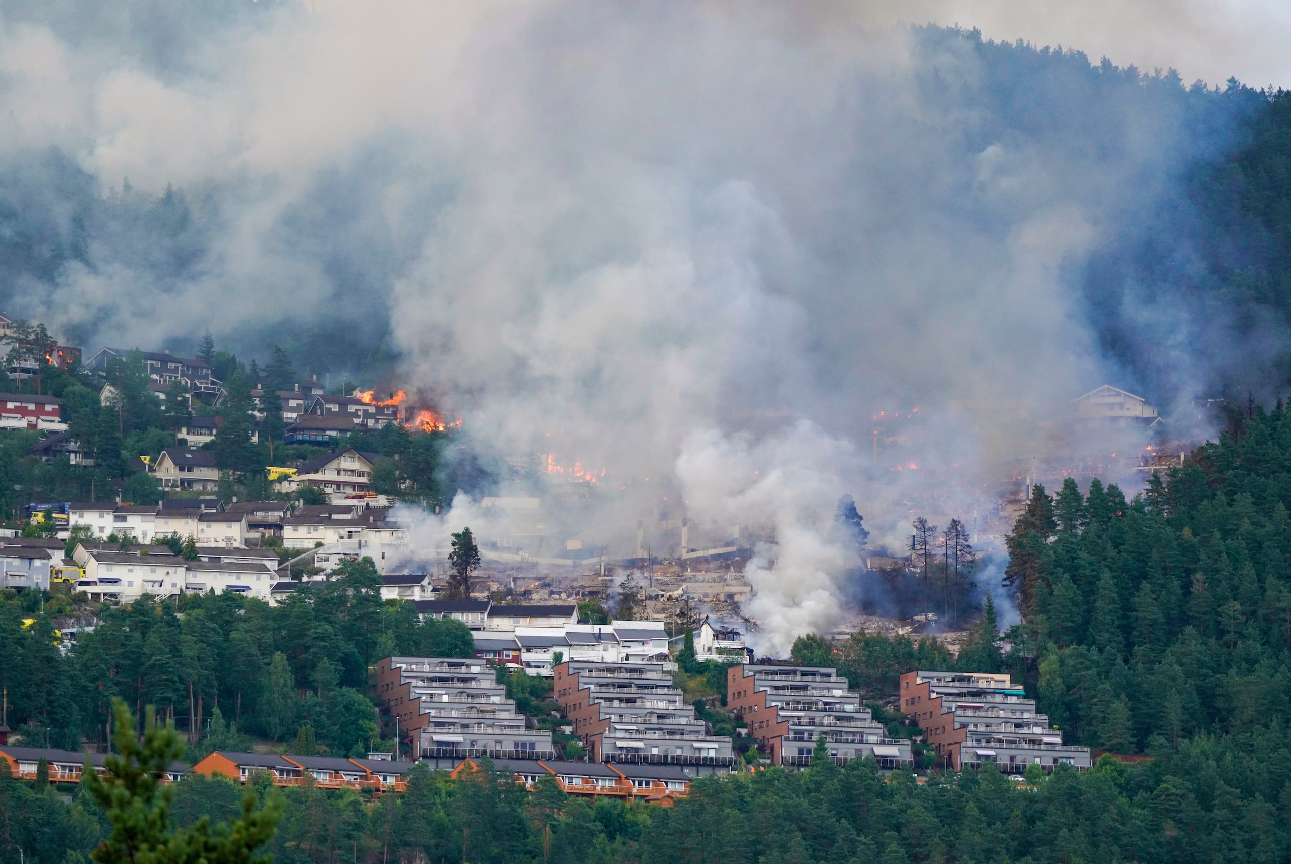 La causa del incendio todavía no estaba clara.