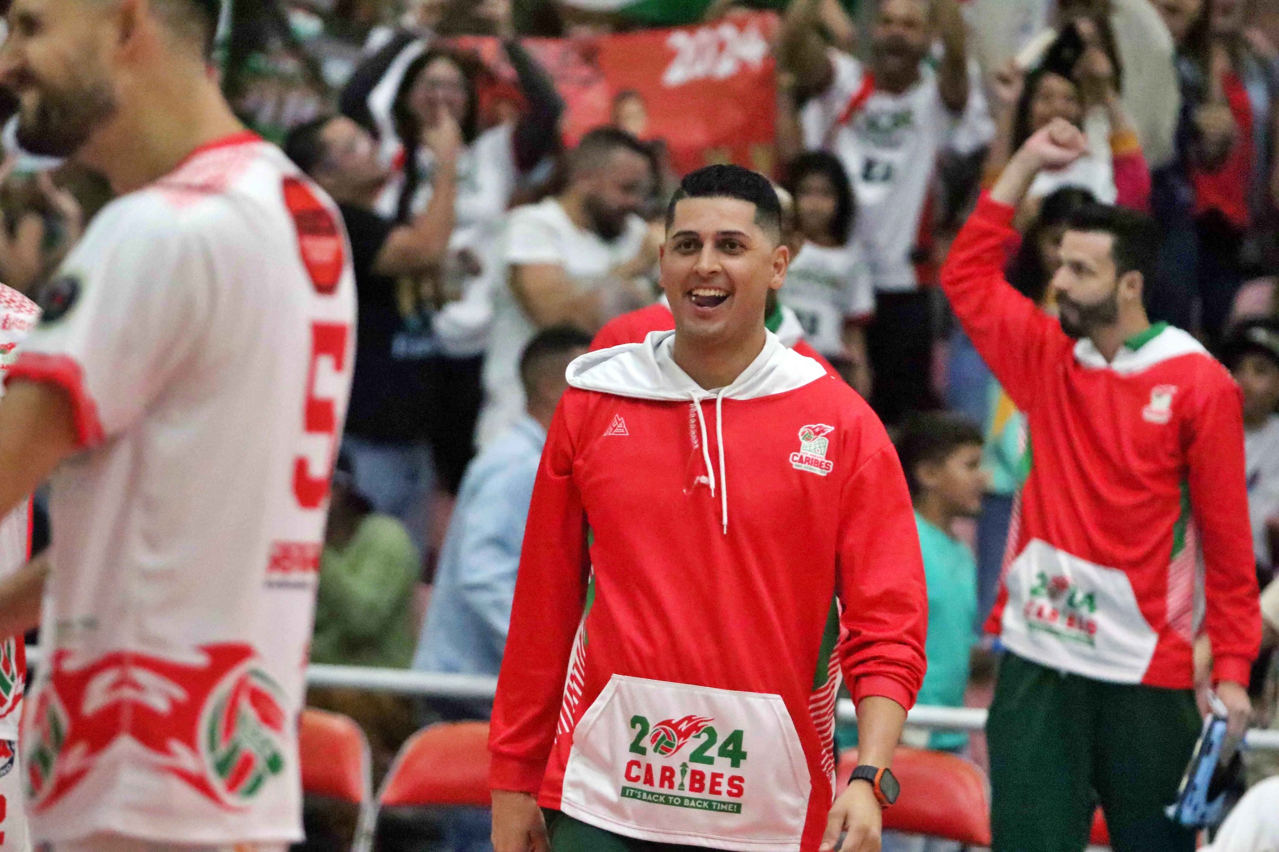 Marcos “Chamo” Liendo, dirigente de los Caribes de San Sebastián, luego de la victoria del miércoles del sexteto pepiniano contra los Mets de Guaynabo.