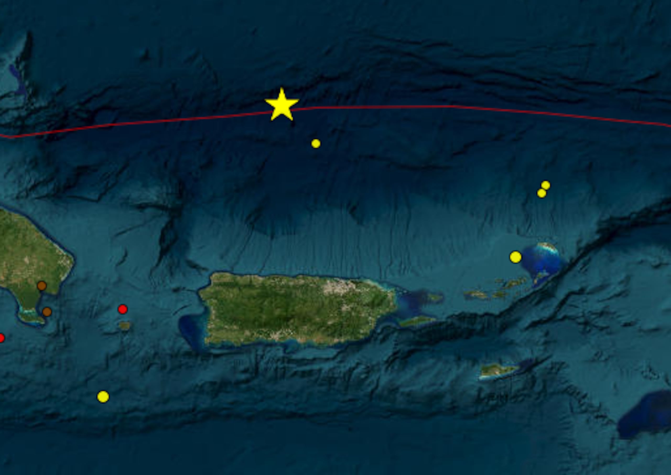 No se emitió aviso, advertencia ni vigilancia de tsunami para la región.