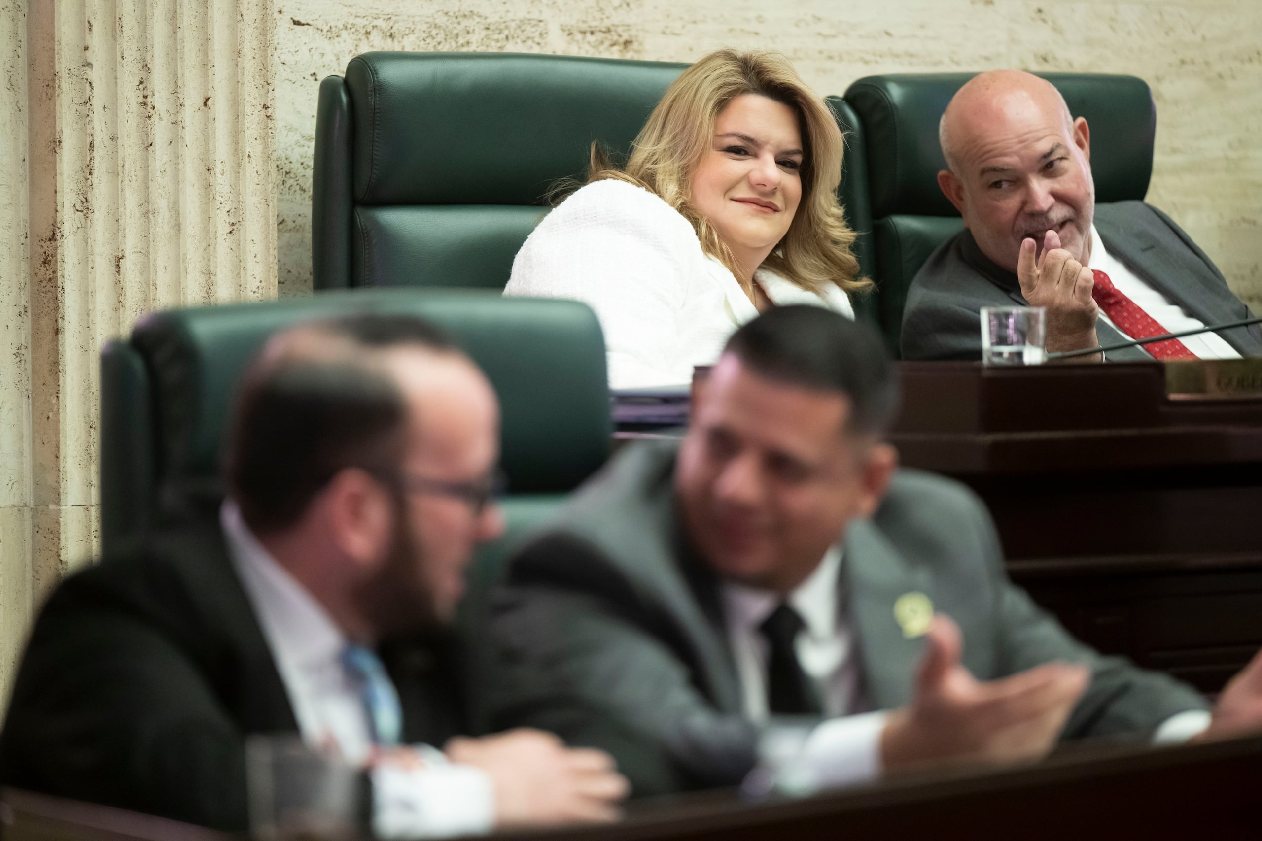 El presidente cameral, Carlos “Johnny” Méndez, presidirá la comisión especial que evaluará la propuesta reforma de permisos que propuso la gobernadora Jenniffer González. FOTO POR: Carlos Rivera Giusti/GFR Media