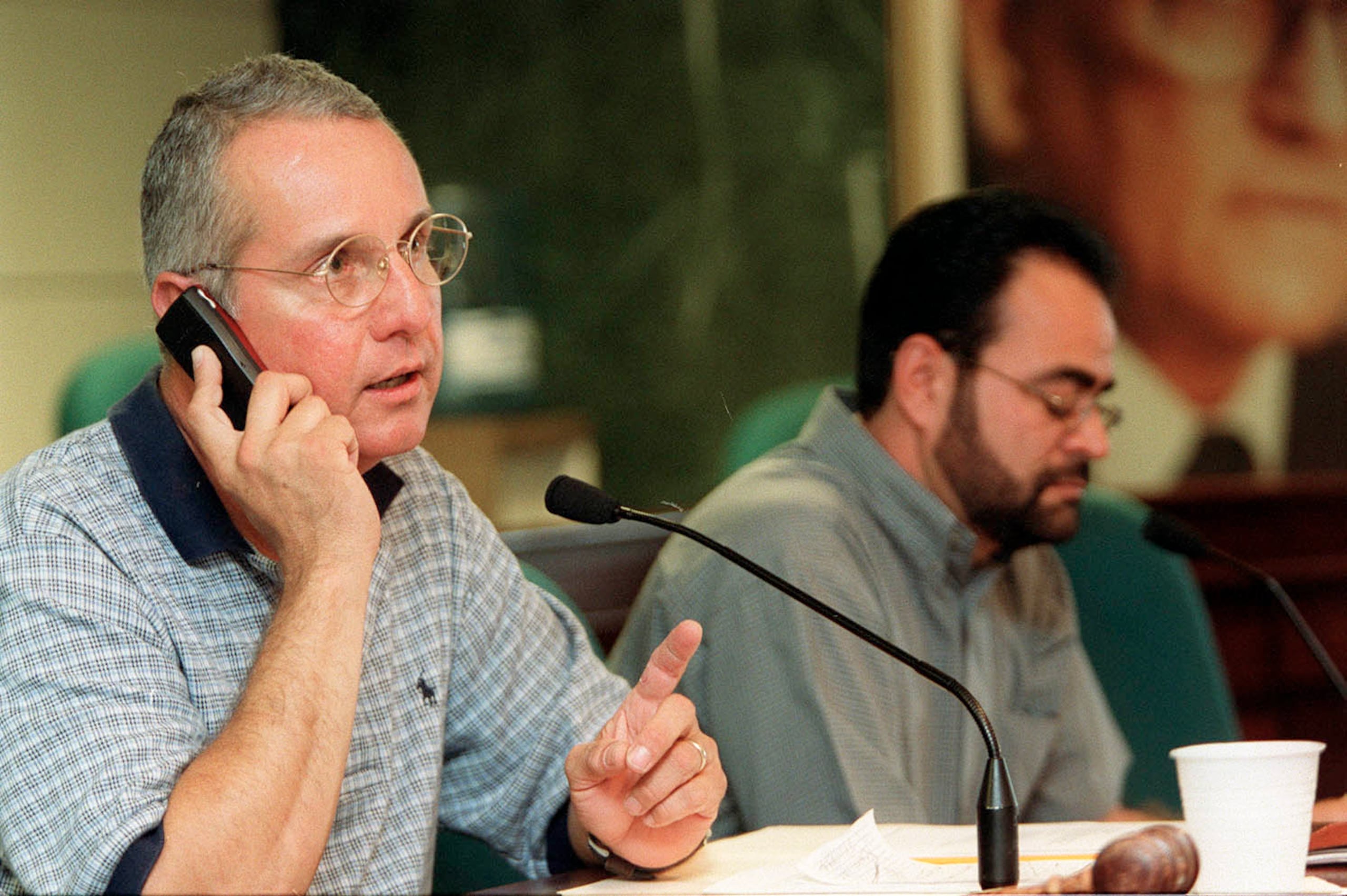 Severo Colberg Toro junto al actual comisionado del PNP, Aníbal Vega Borges.