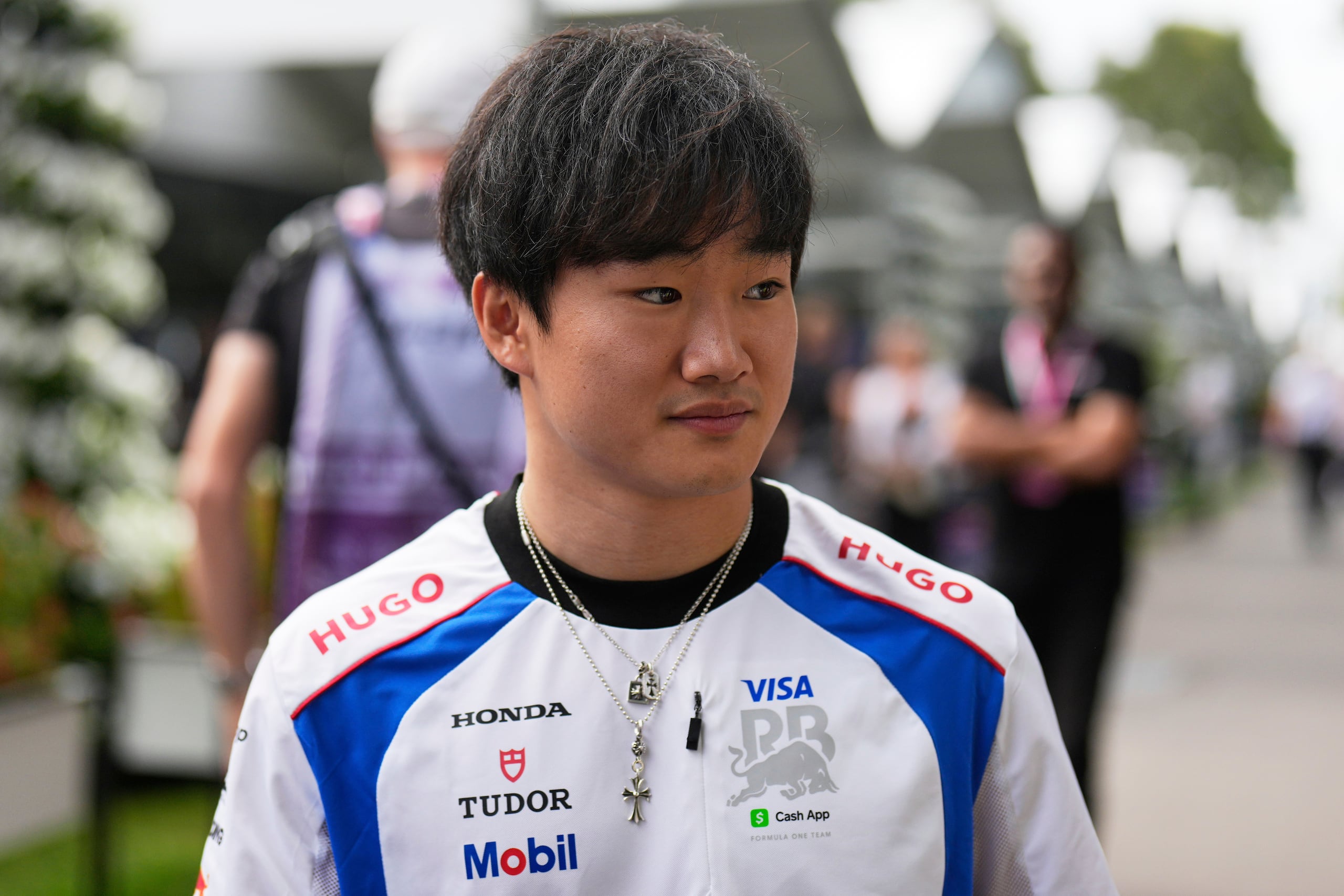 El piloto japonés Yuki Tsunoda en el Gran Premio de Australia en Albert Park, de Melbourne.