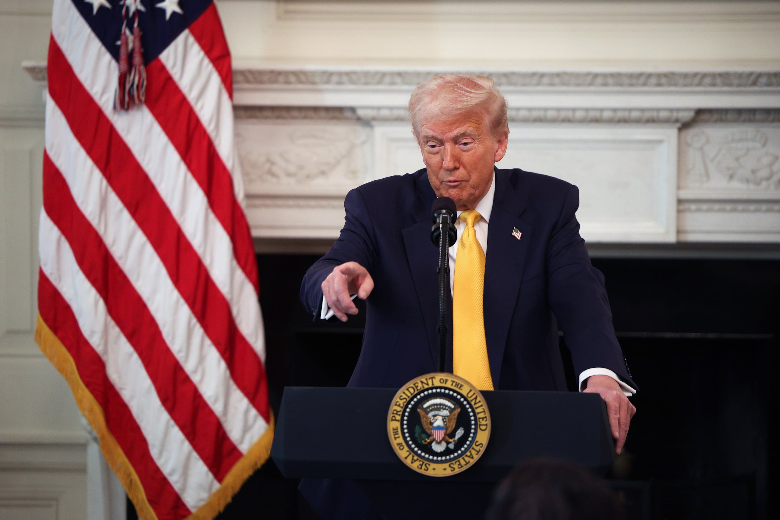 El presidente de Estados Unidos, Donald Trump. (EFE/Francis Chung)