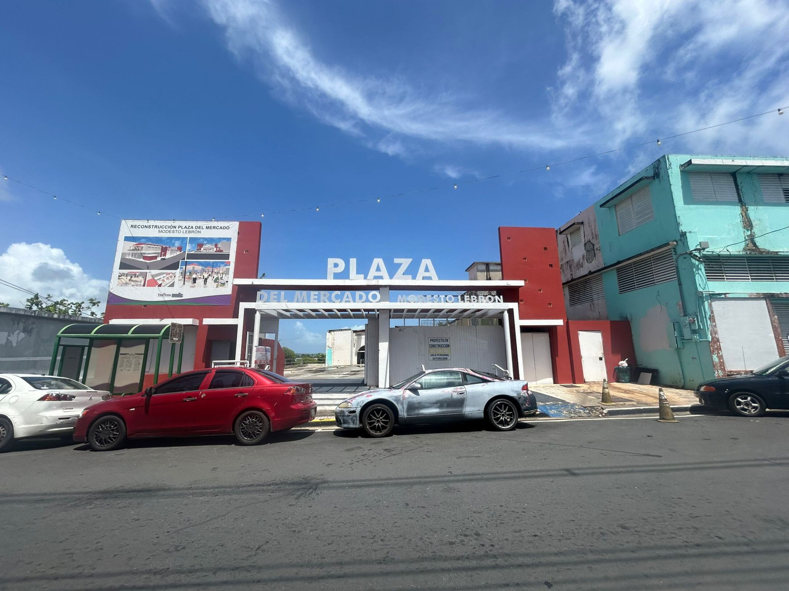 Construcción de la nueva Plaza del Mercado.