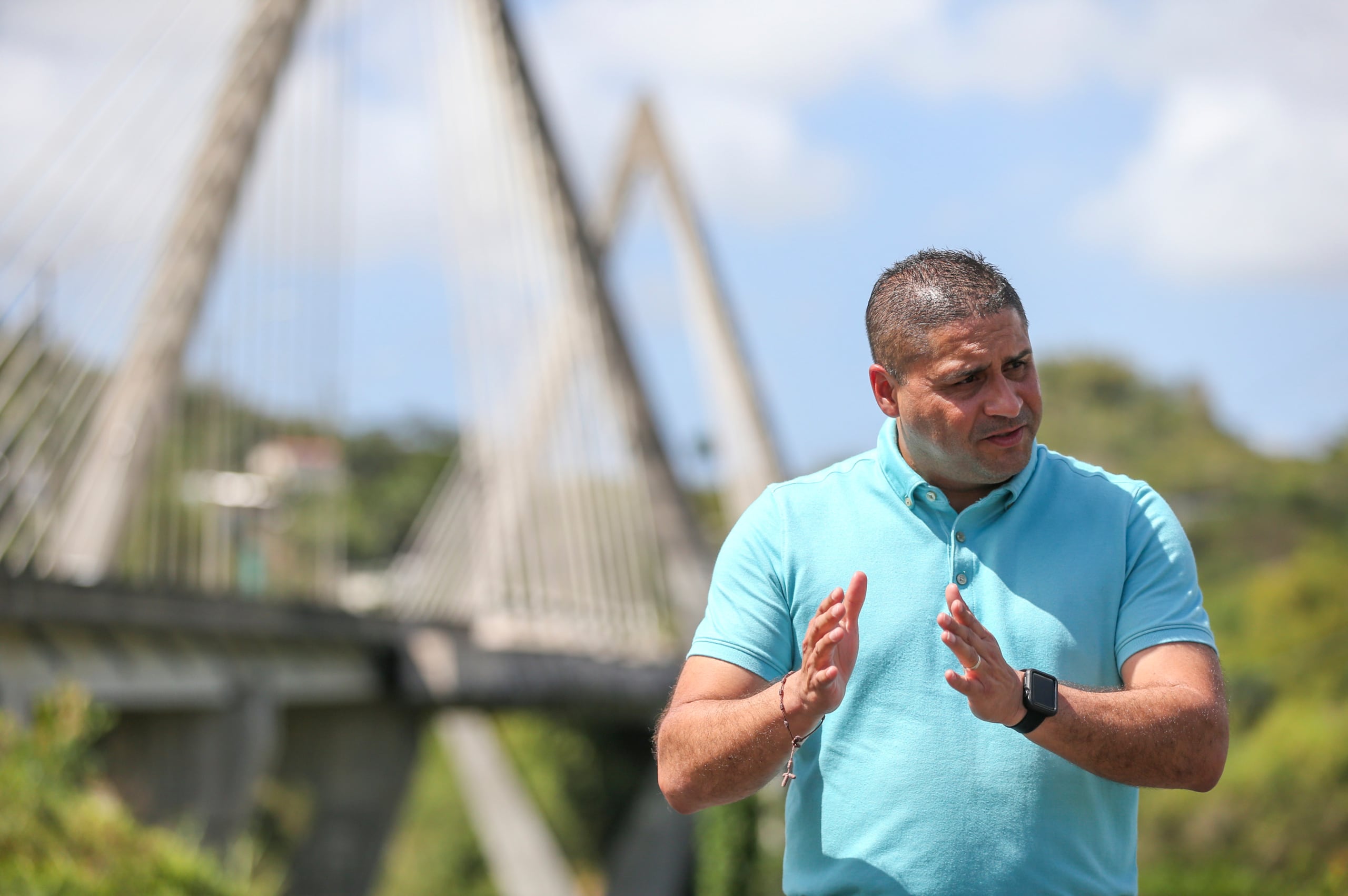 El alcalde de Naranjito, Orlando Ortiz Chevres