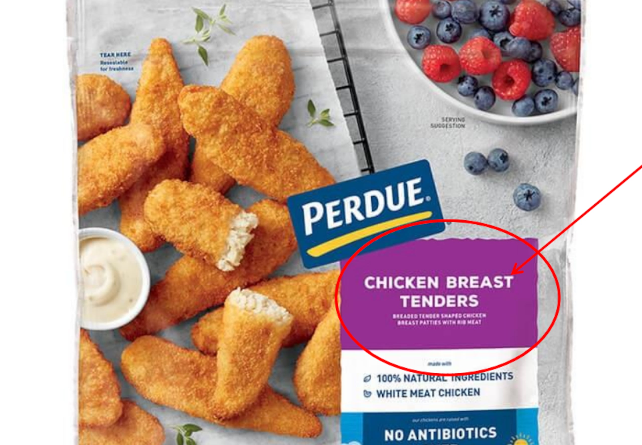 Fotocaptura del recall de la FDA