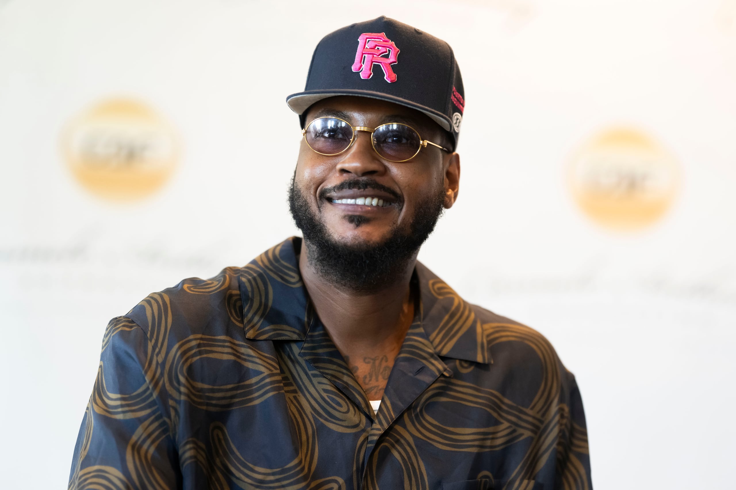 El exbaloncelista de la NBA Carmelo Anthony.