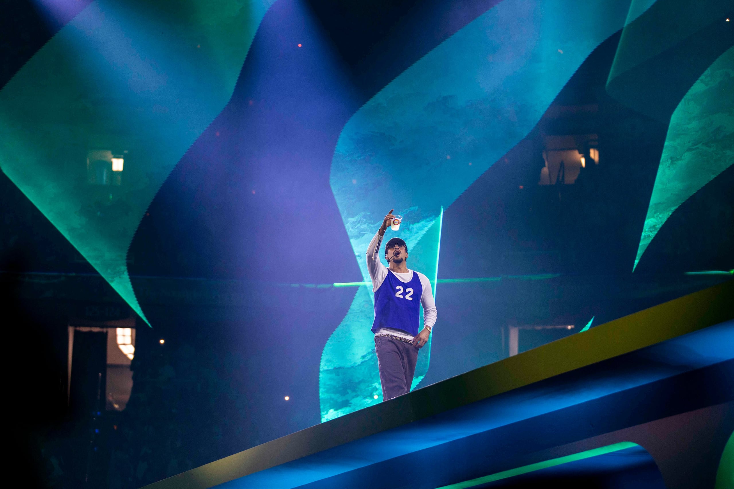 Bad Bunny durante su residencia en Puerto Rico.