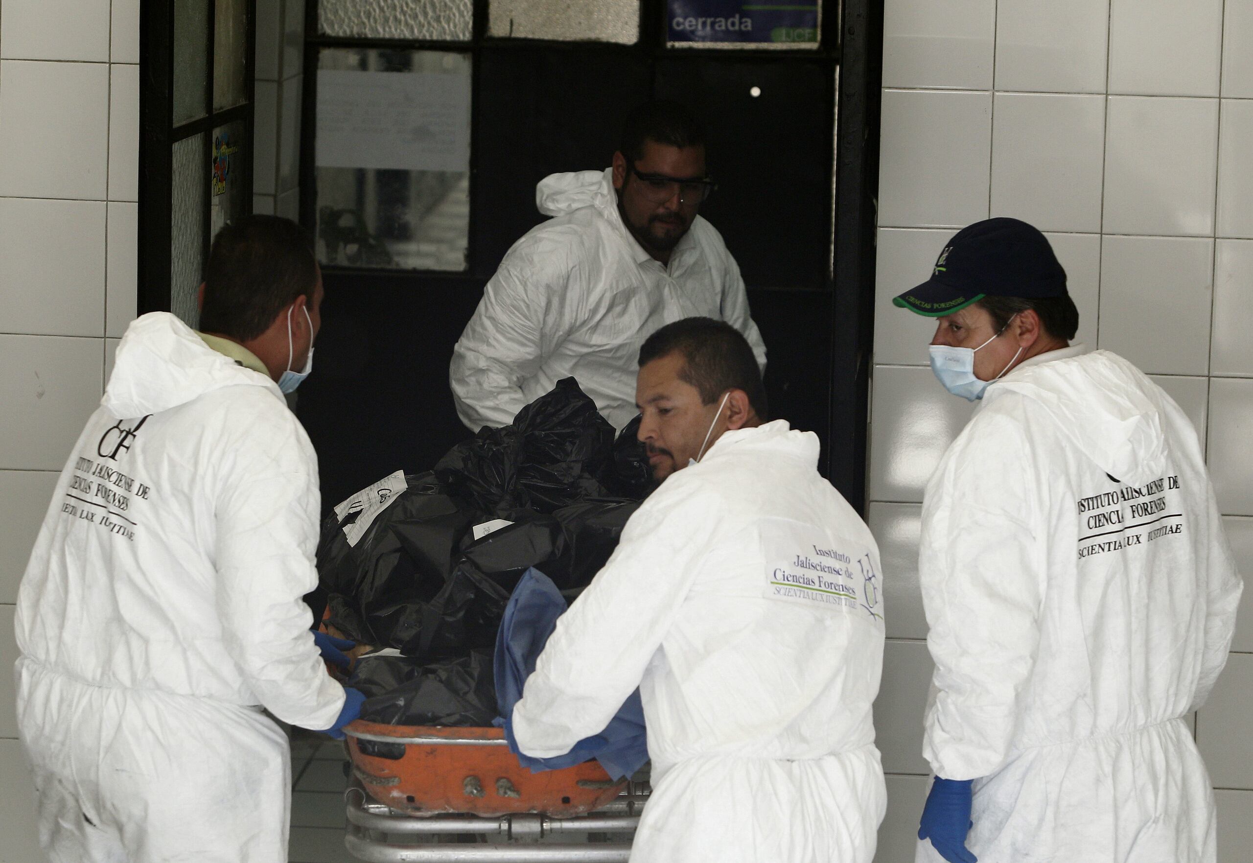 En el sitio fue localizado un mensaje de un grupo delictivo que apuntaba al Cartel de Jalisco Nueva Generación.