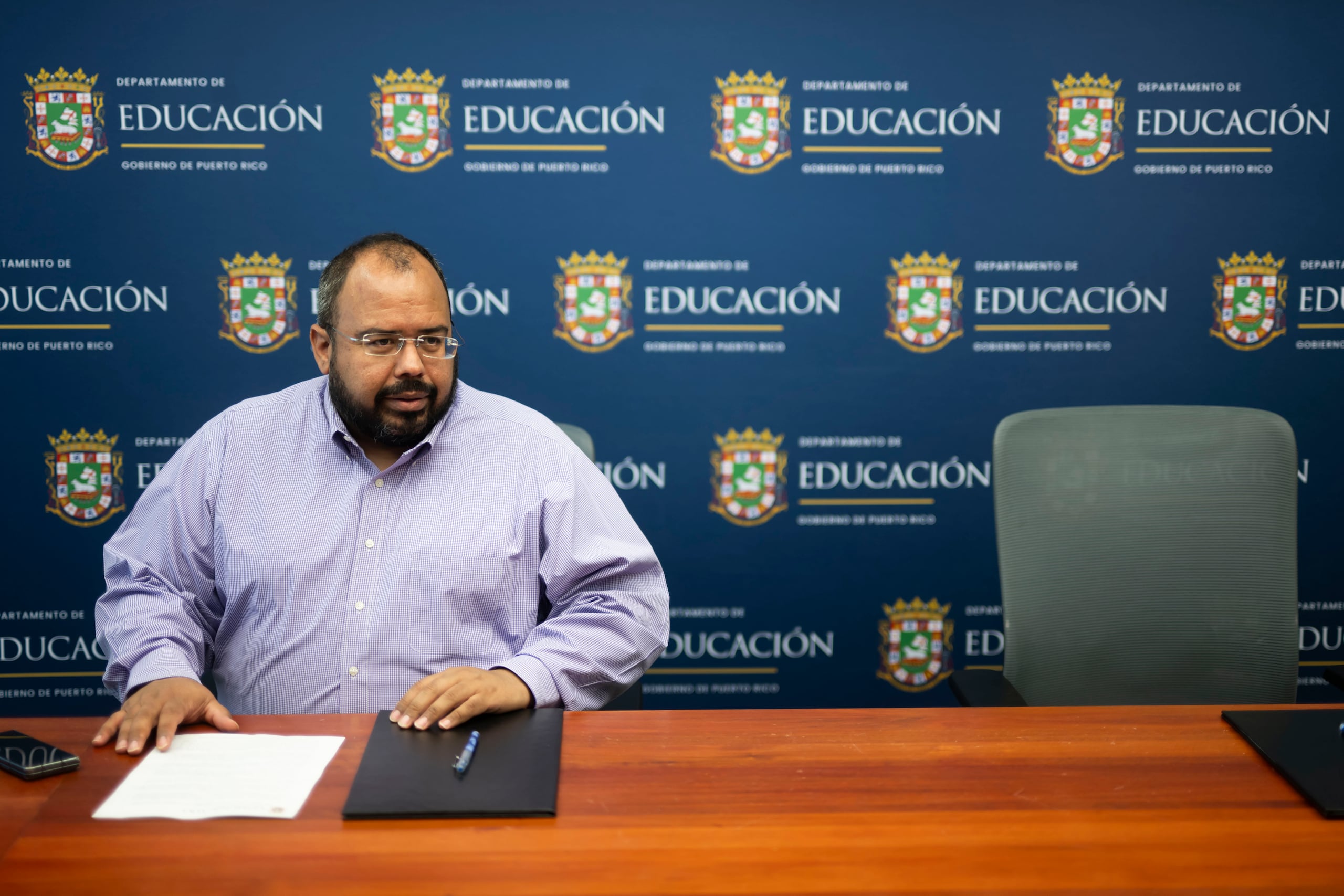 El secretario del Departamento de Educación, Eliezer Ramos Parés.