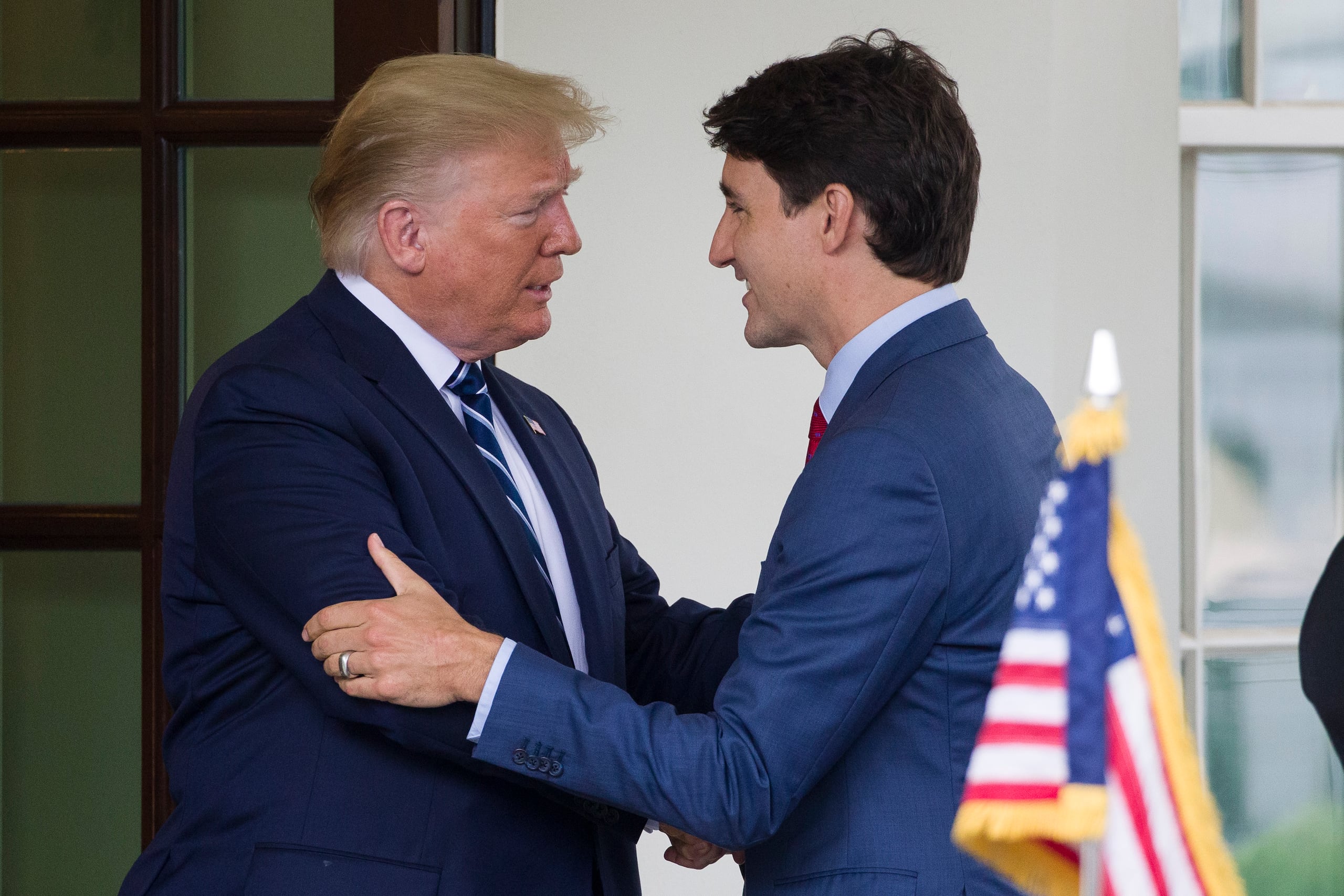 Recientemente Trump se refirió al primer ministro canadiense como "gobernador del gran estado de Canadá".