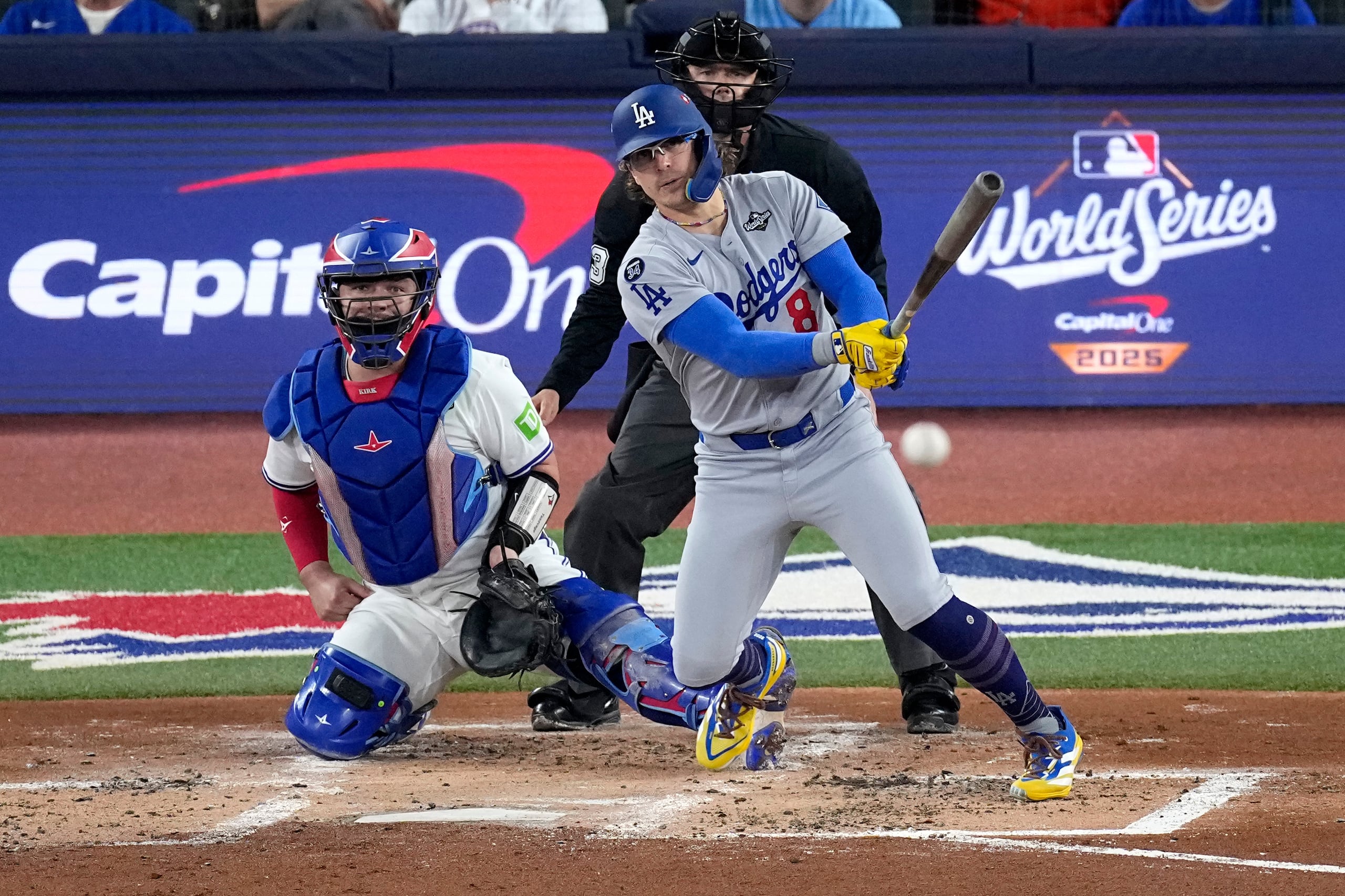 Kike Hernández en los libros de los Dodgers.