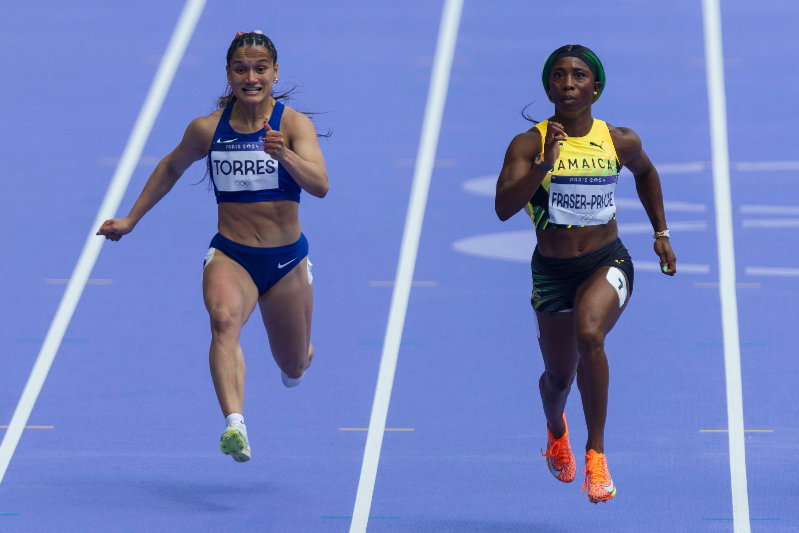 Gladymar Torres, a la izquierda, es una de las corredoras que llevó Puerto Rico al campeonato en Medellín.
Foto por:
Xavier Araújo | GFR Media
xavier.araujo@gfrmedia.com