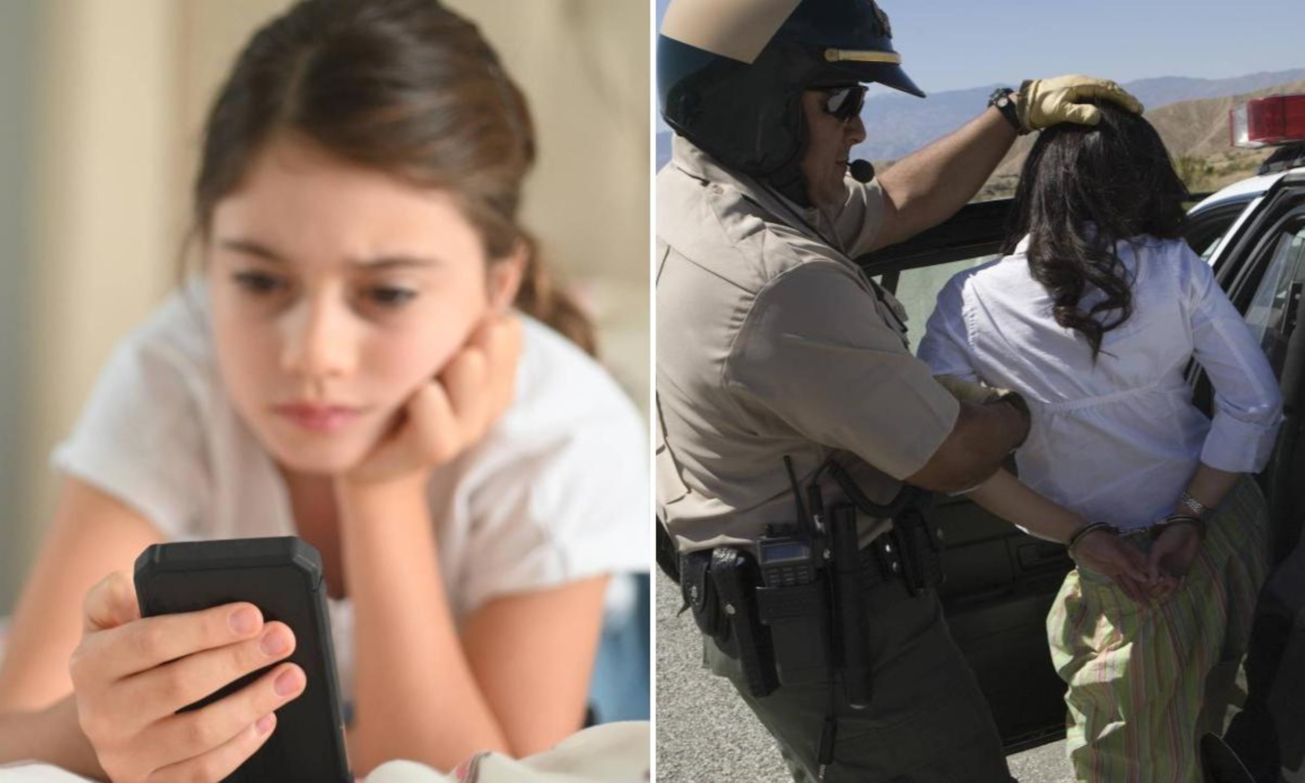 A pesar de ser una niña, fue acusada de un delito mayor y uno menor.