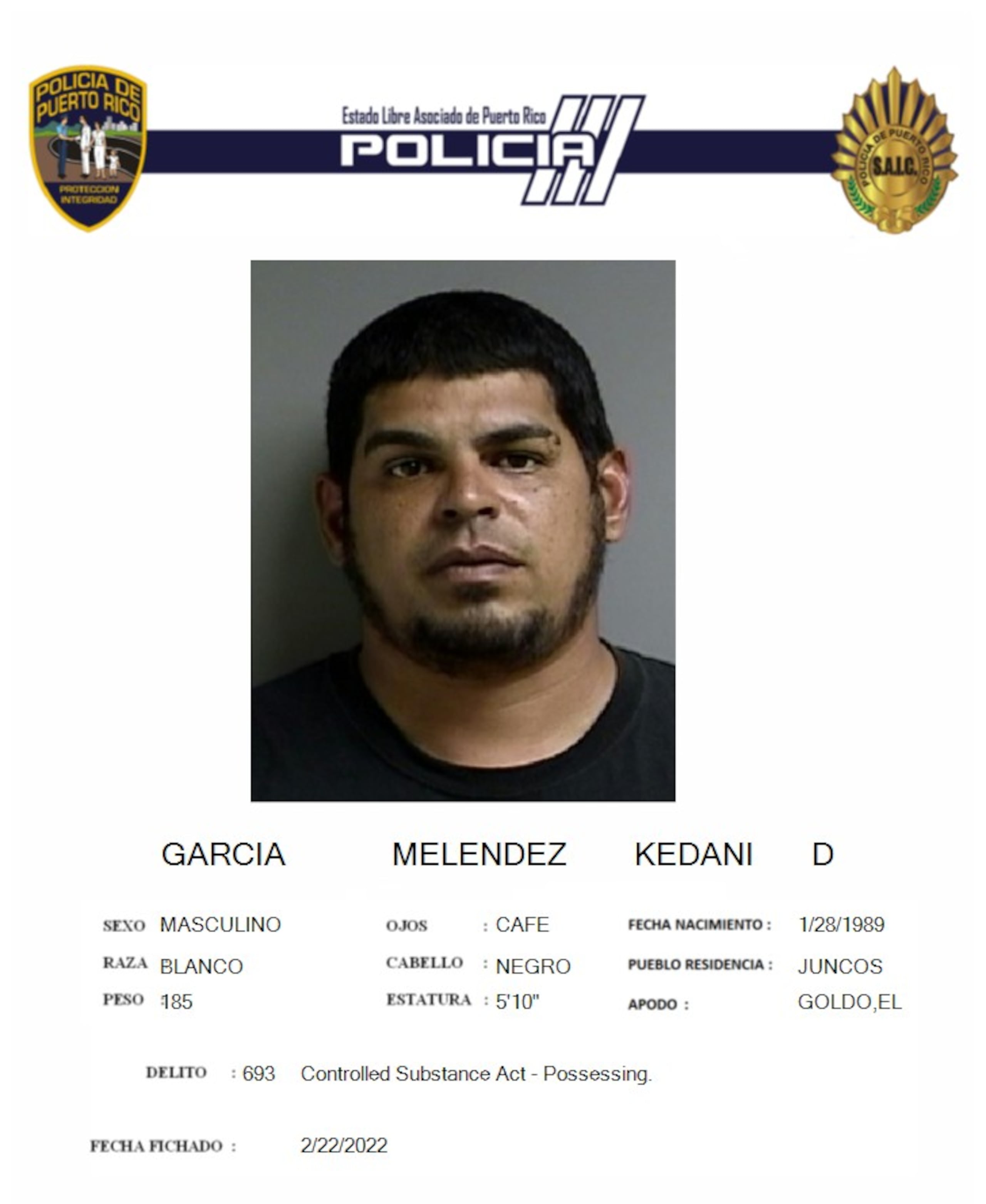 Kedani D. García Meléndez fue asesinado en el estacionamiento del residencial Colinas de Magnolia, en Juncos.