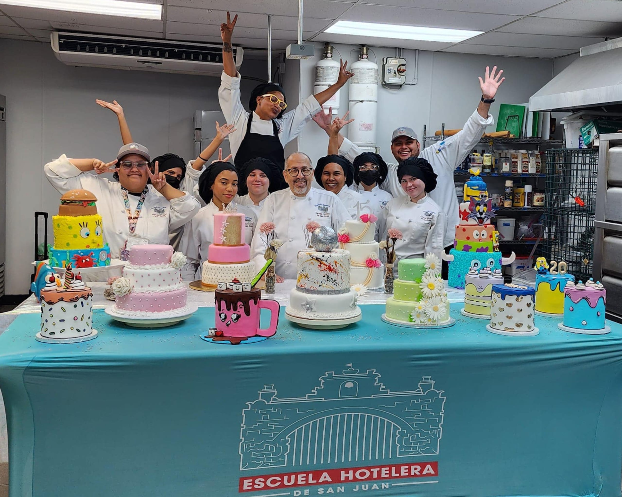 Estudiantes del Programa de Repostería Internacional