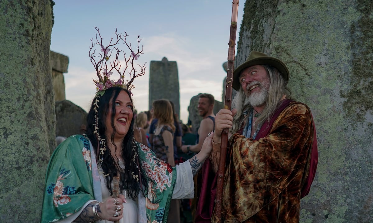 Thousands of people celebrated the summer solstice at the mystical Stonehenge