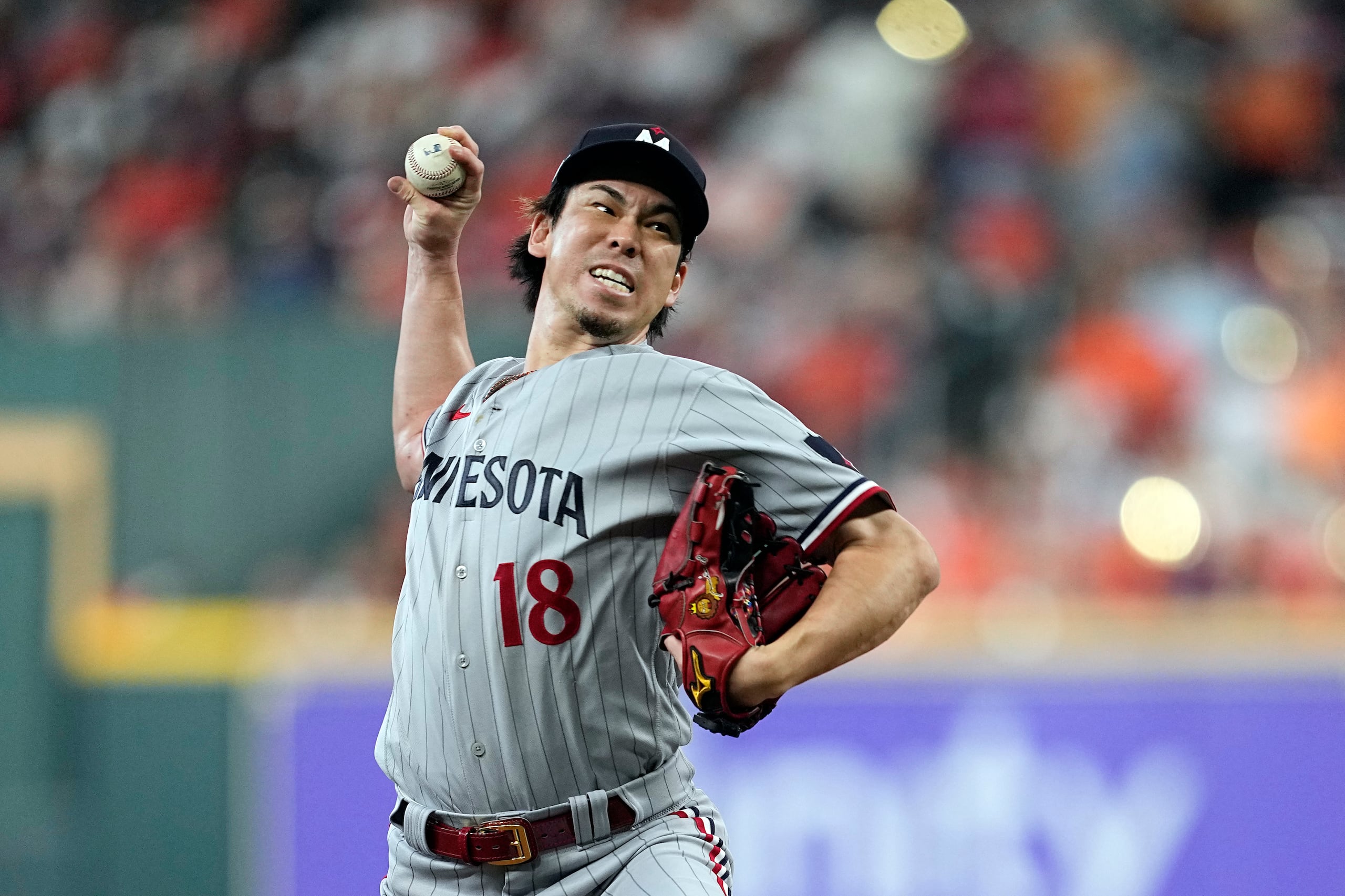 Kenta Maeda lanzó el año pasado para los Twins.
