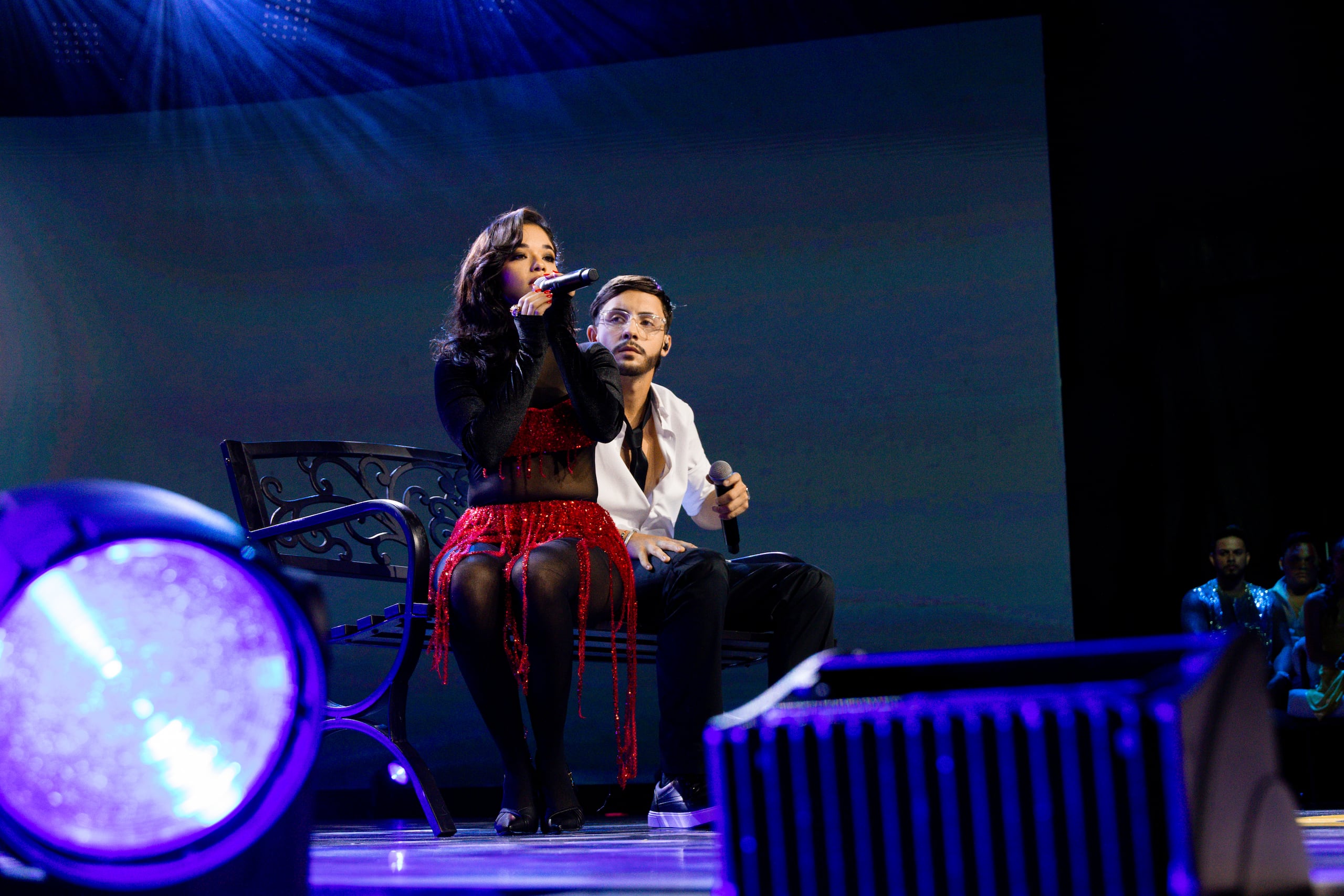 Taishmara y Gustavo interpretaron "Dónde está el amor" de Jesse y Joy y Pablo Alborán en la segunda gala de "Objetivo Fama"