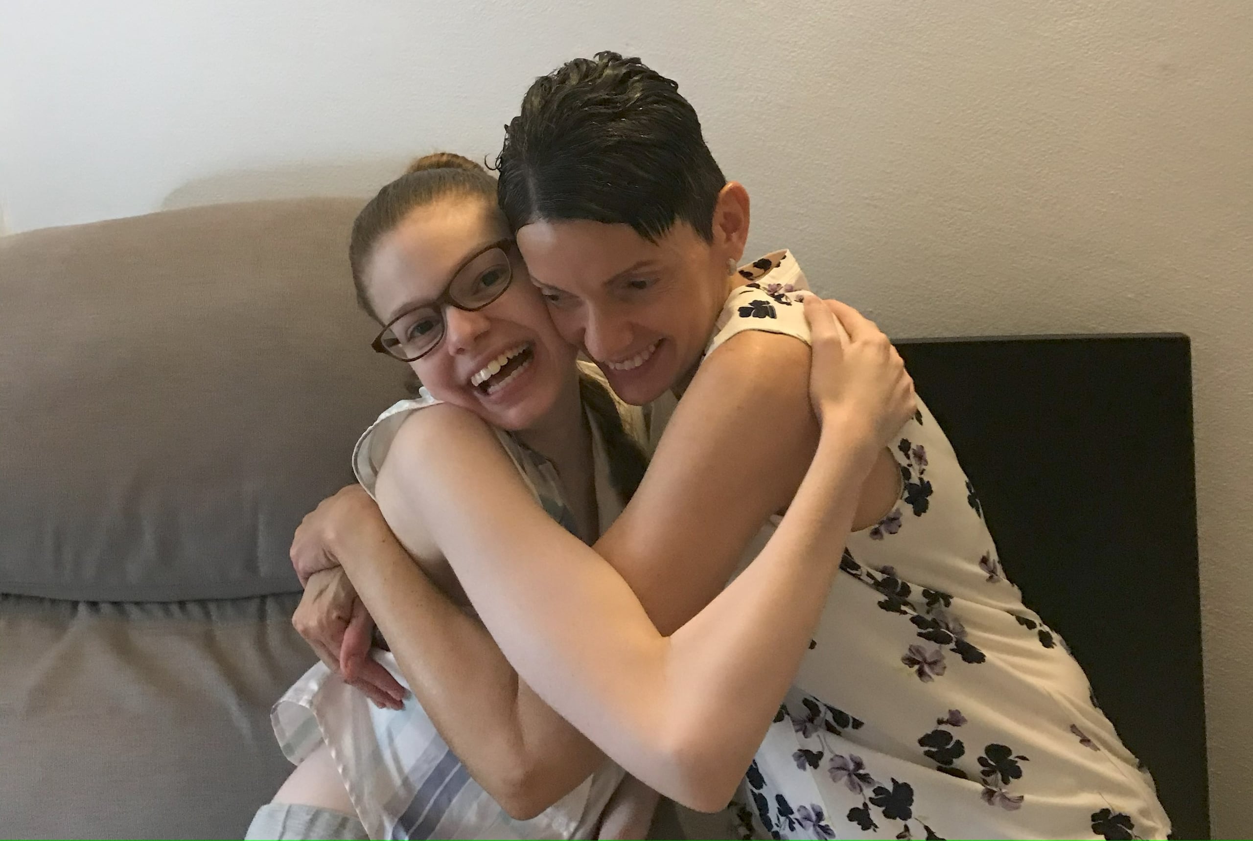 Sara de León aseguró que "la energía yo diría que la saco de ella, de su sonrisa, de verla bien, del agradecimiento, de ver que lo que estoy haciendo está funcionando, que le da bienestar a ella".